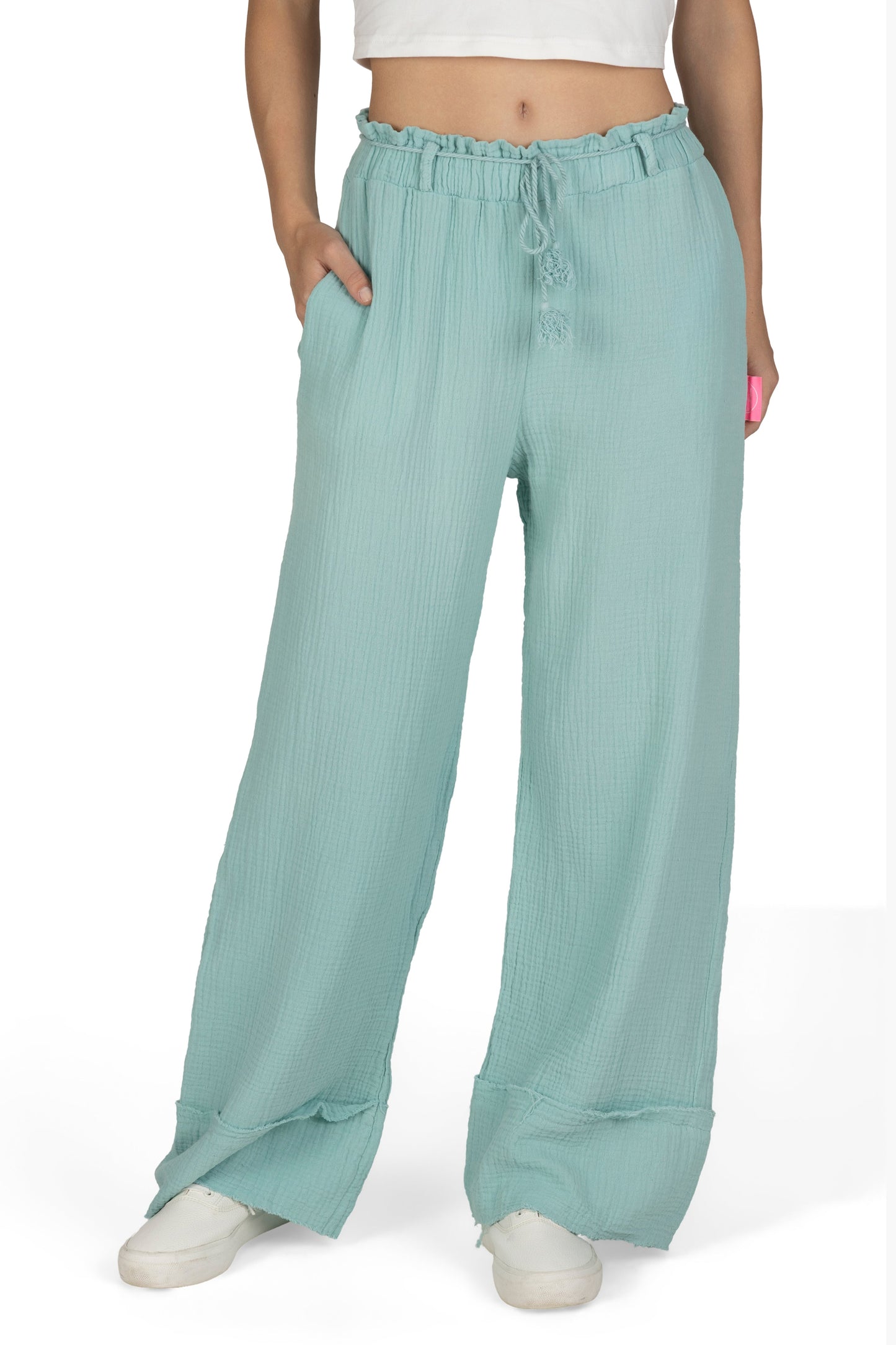 Lange Musselinhose