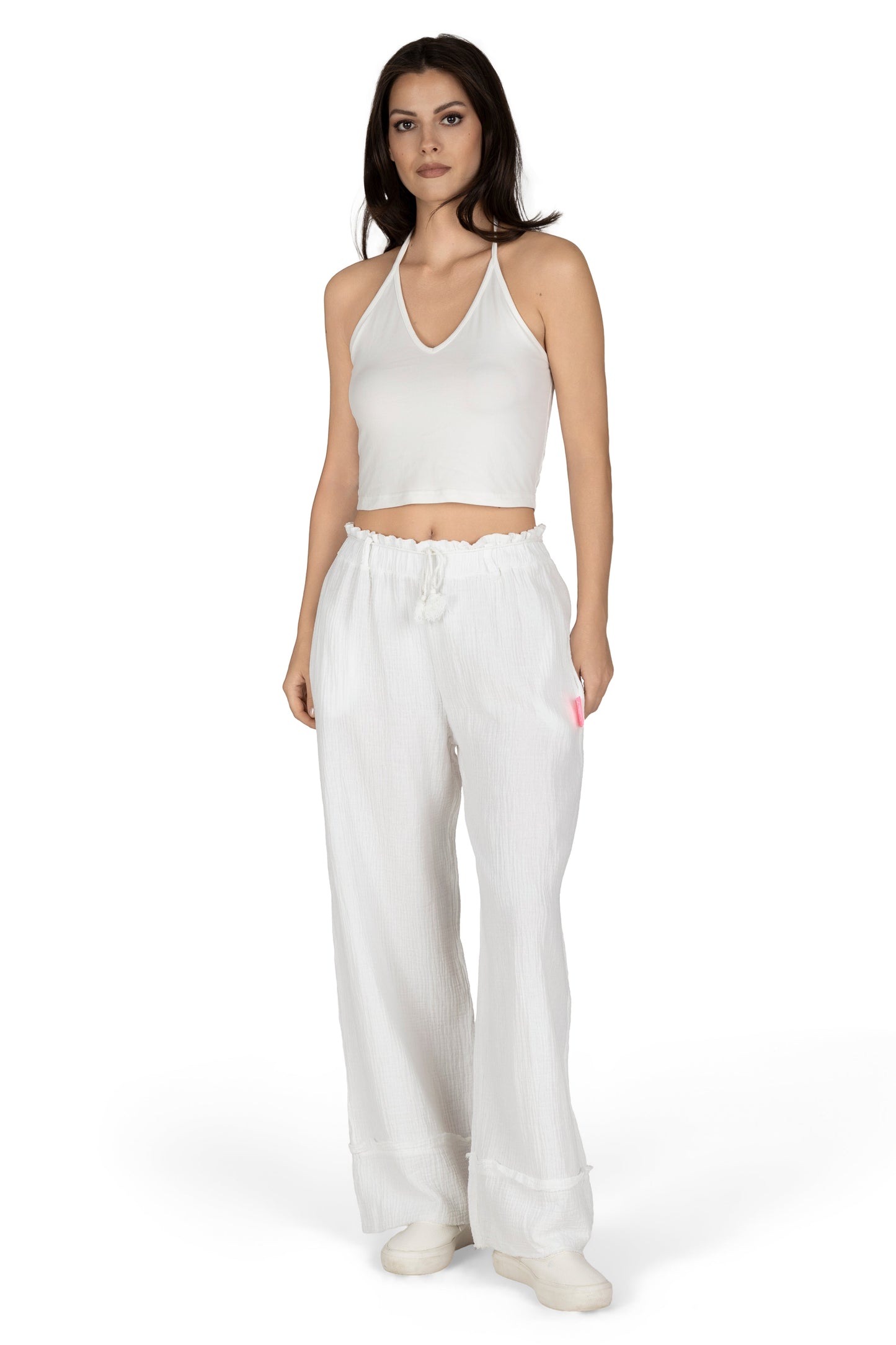 Lange Musselinhose