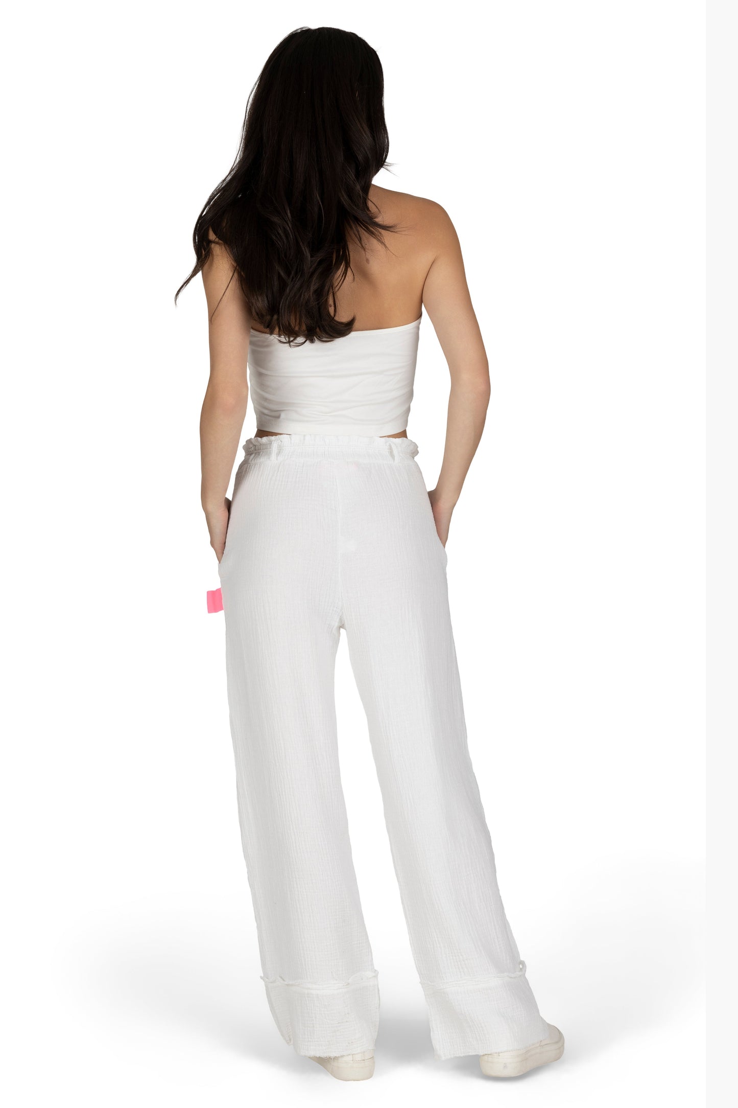 Lange Musselinhose