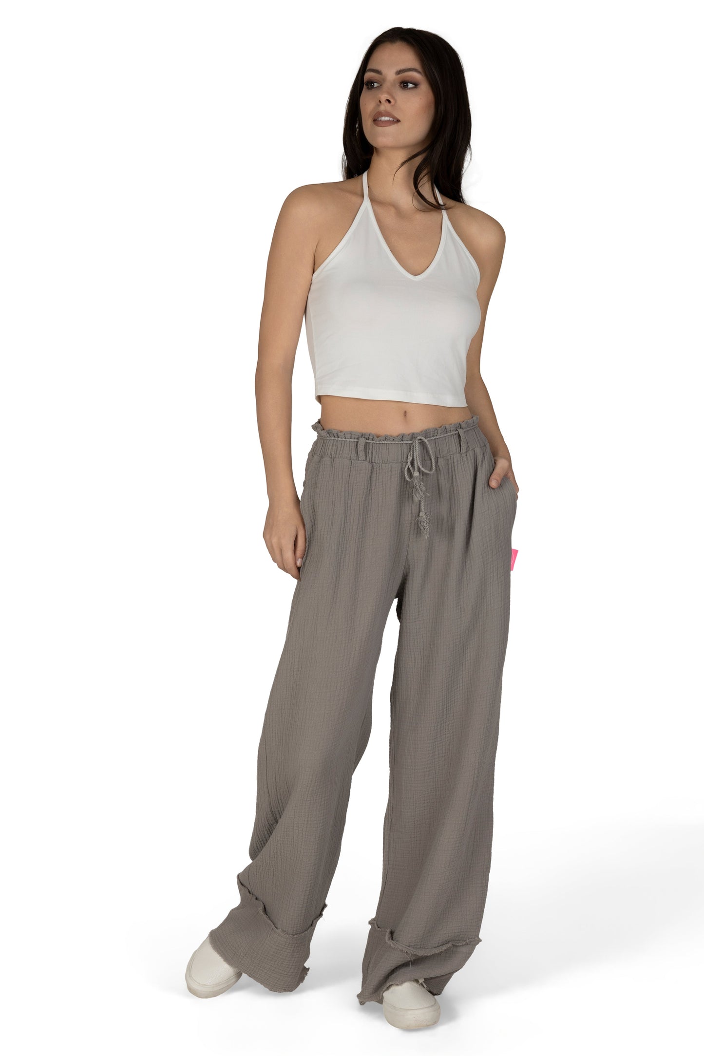Lange Musselinhose
