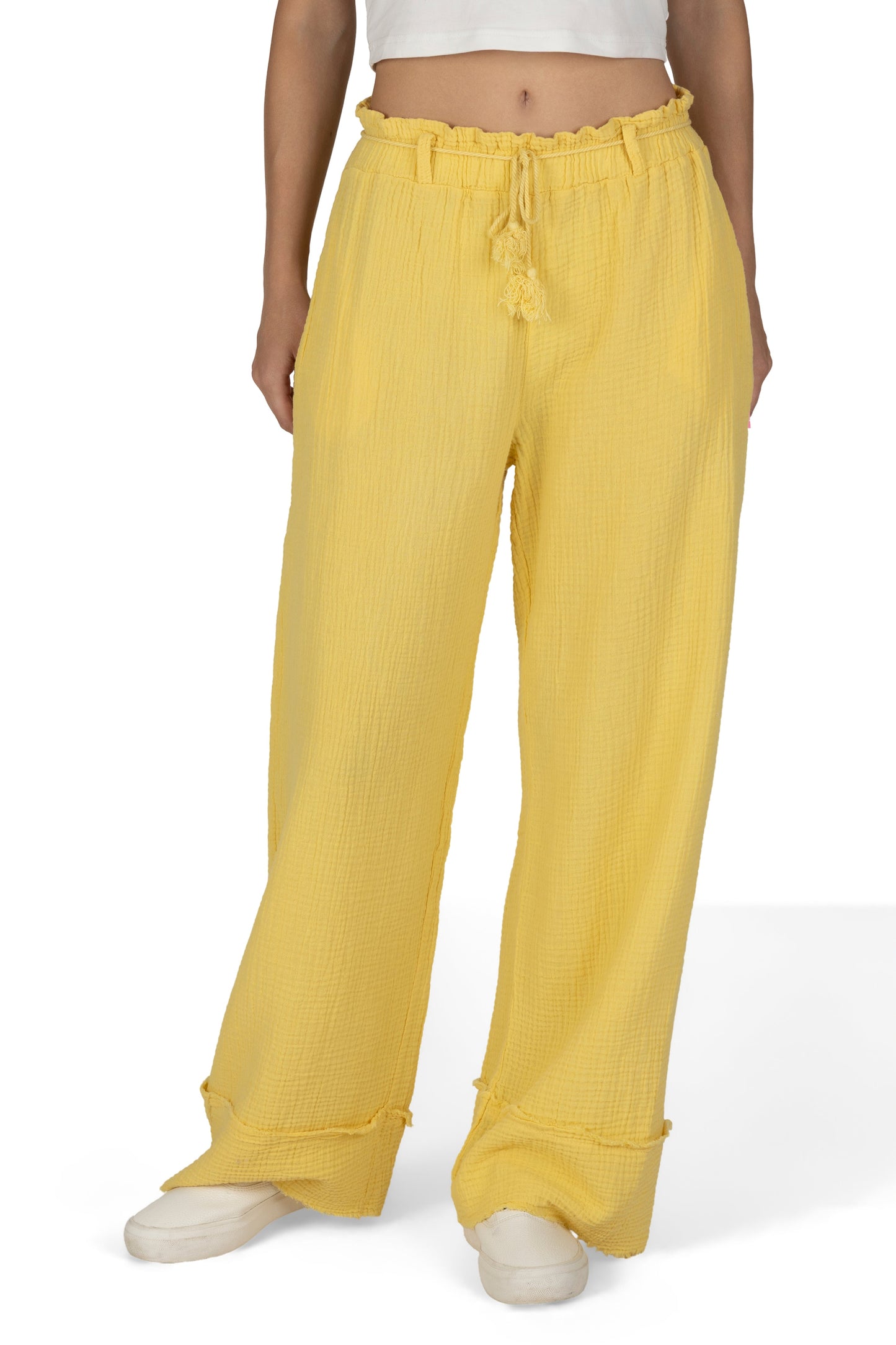 Lange Musselinhose