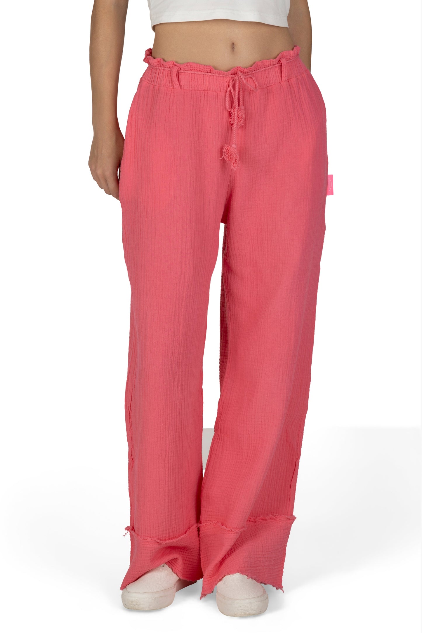 Lange Musselinhose