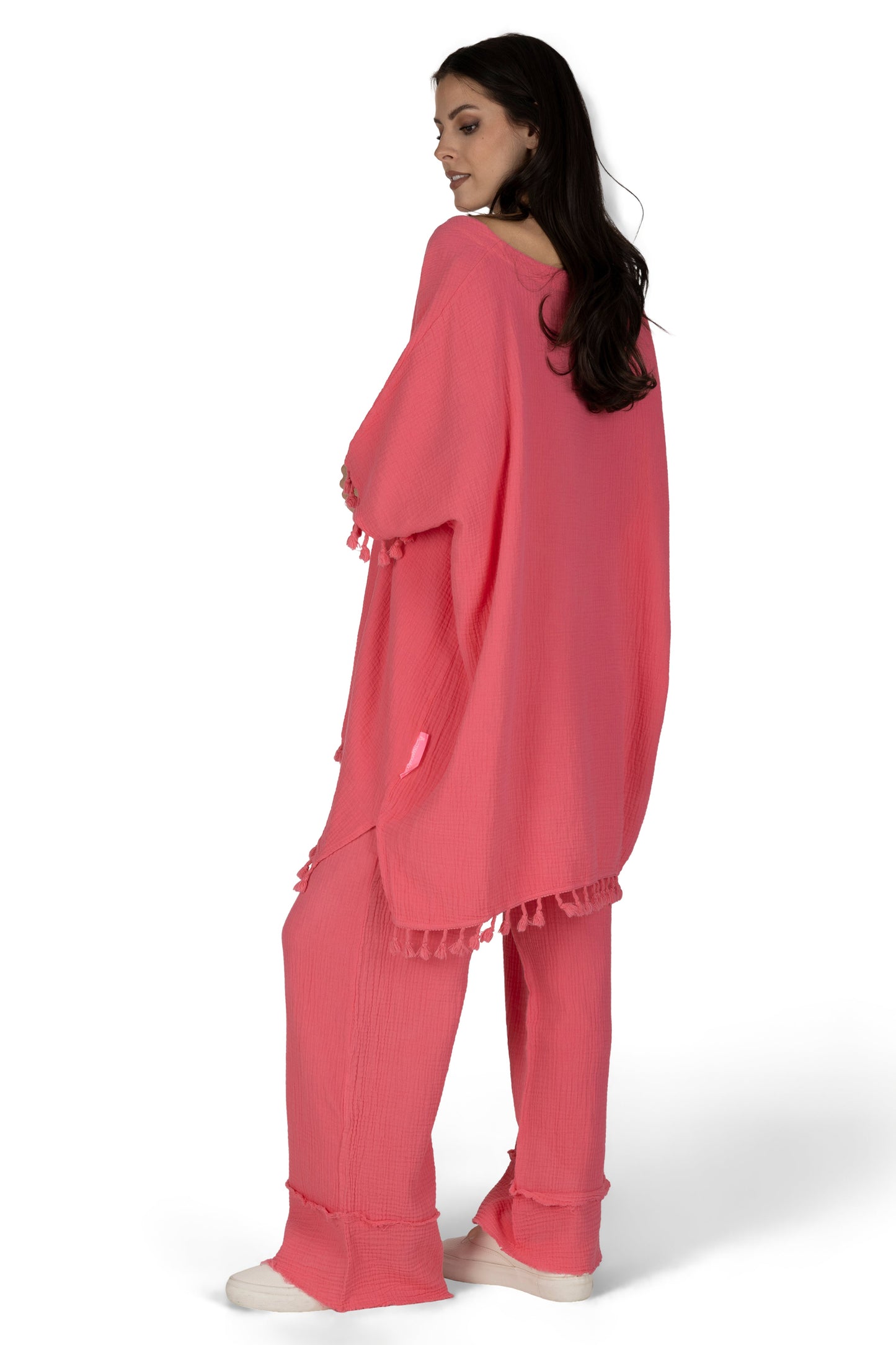 Lange Musselinhose
