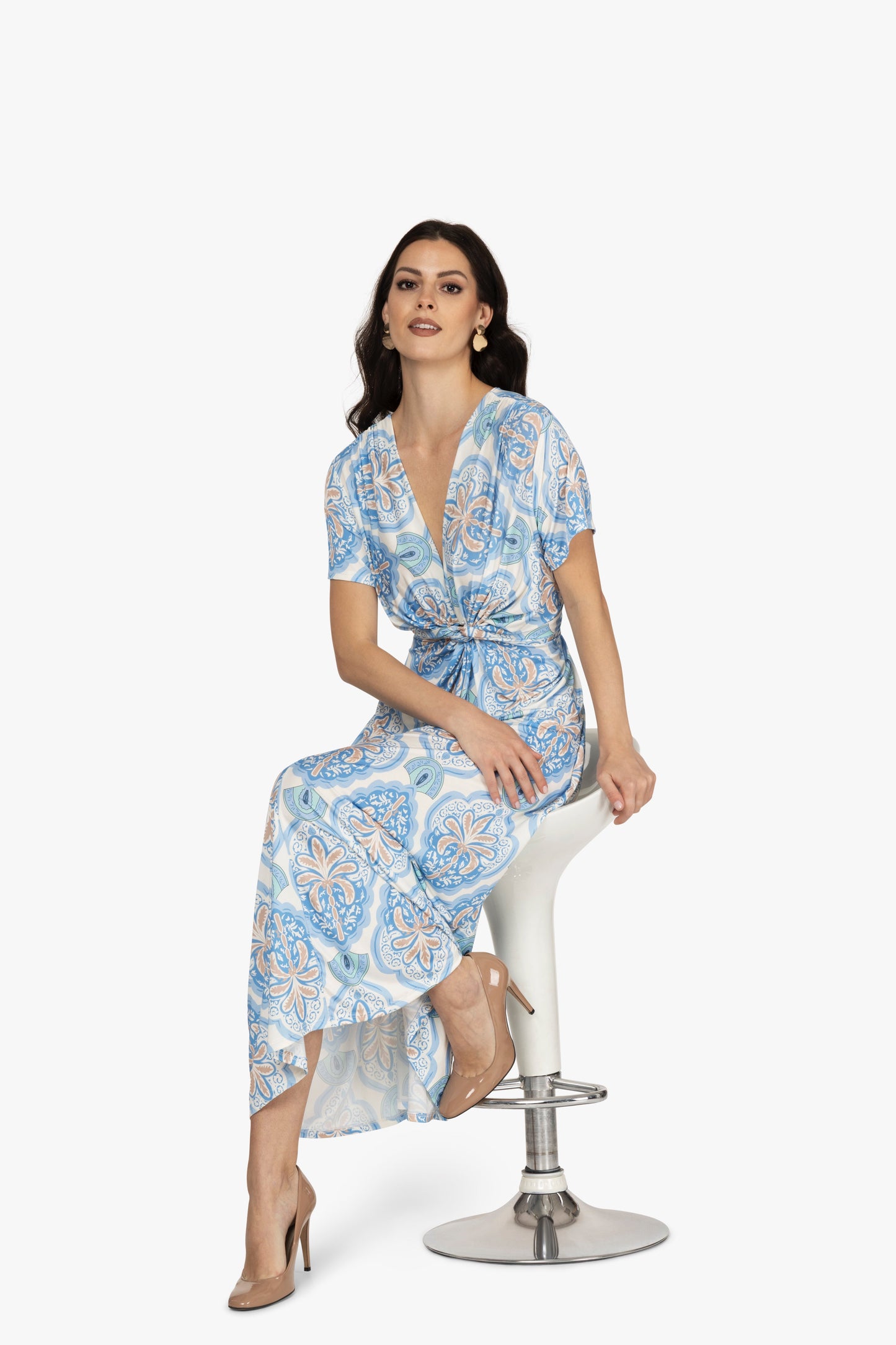 Kofferkleid ORNAMENTE, mit Ärmeln
