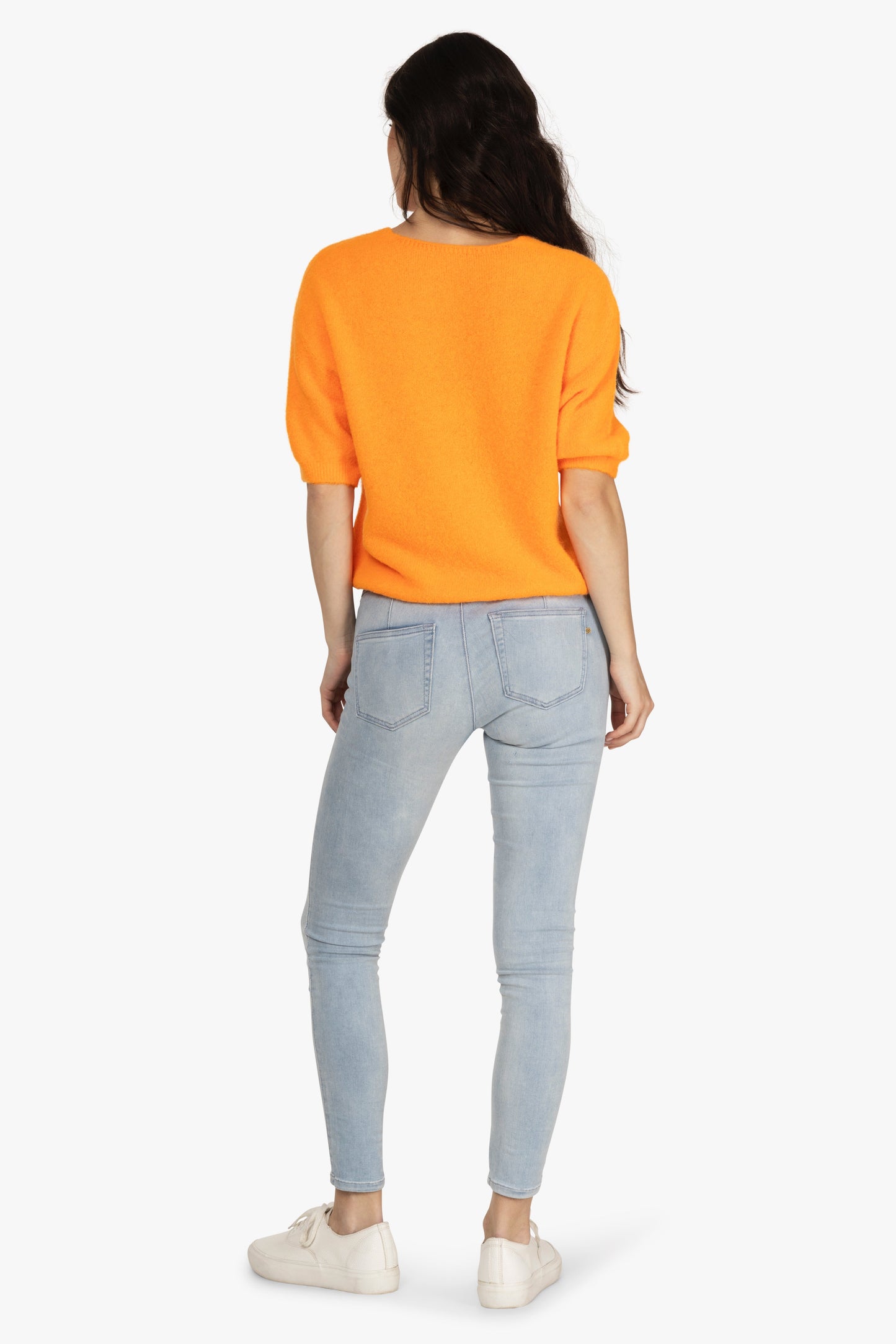 Alpaka Strickjacke mit Halbarm
