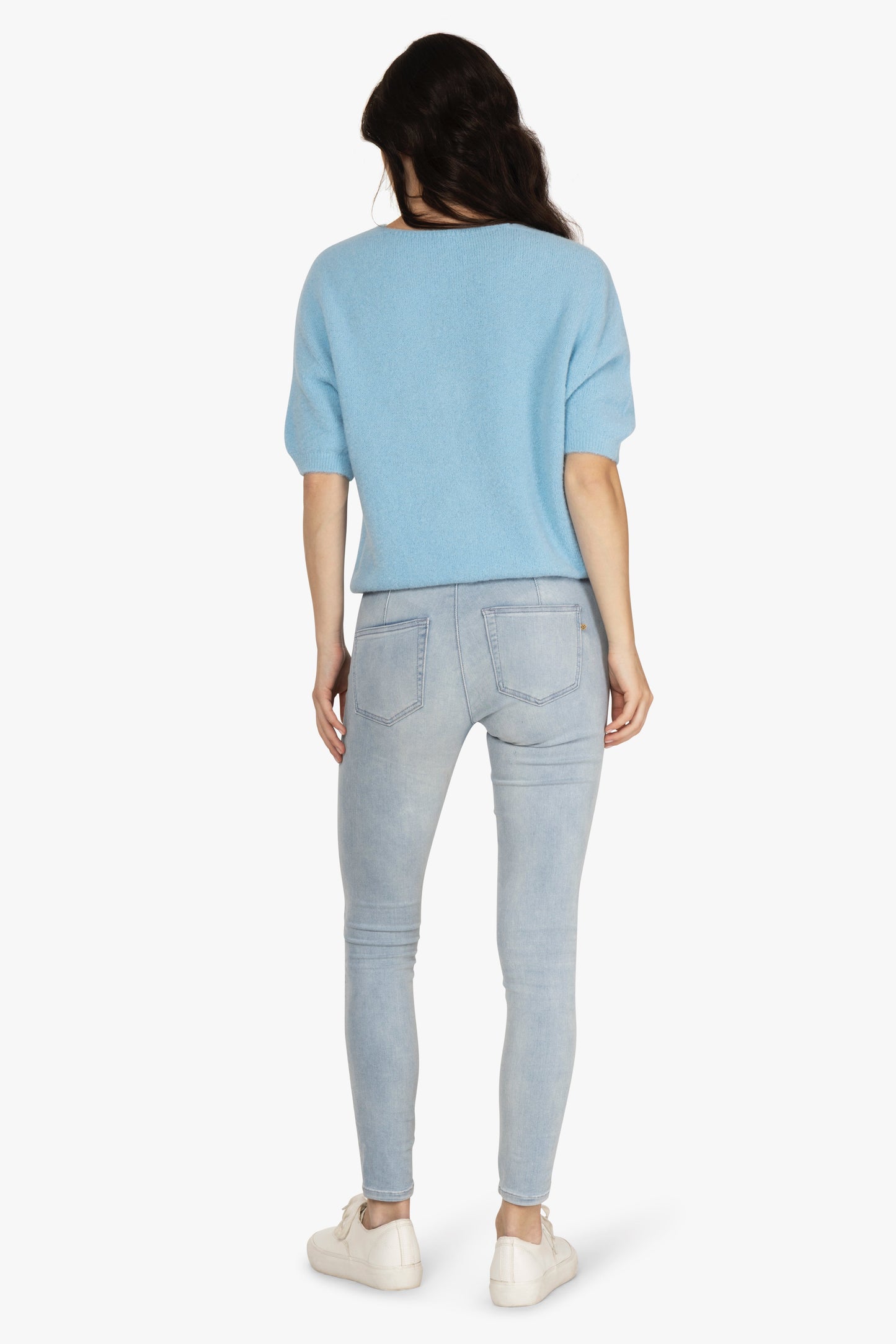 Alpaka Strickjacke mit Halbarm