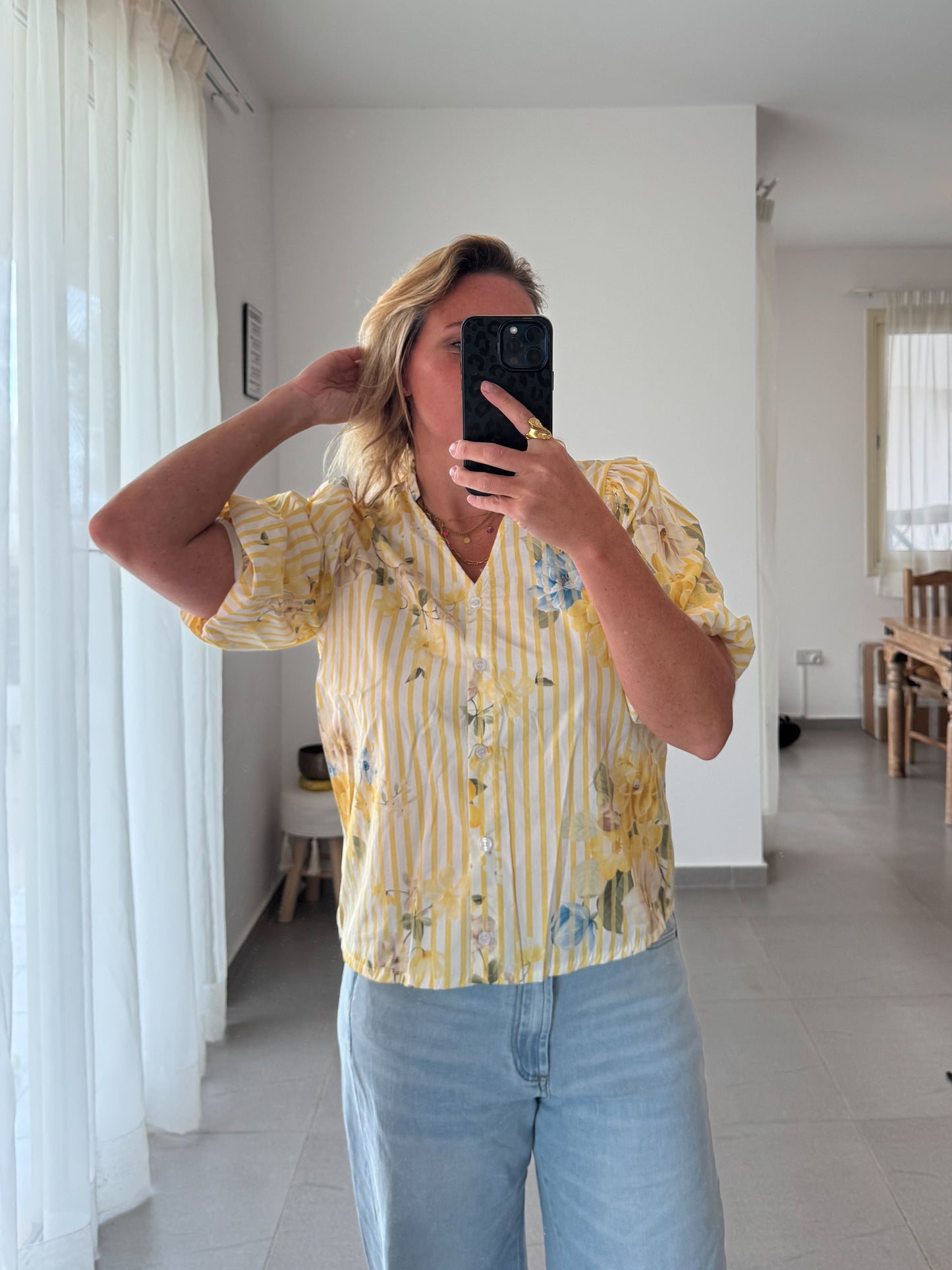 Bluse ROSEN, kurzarm