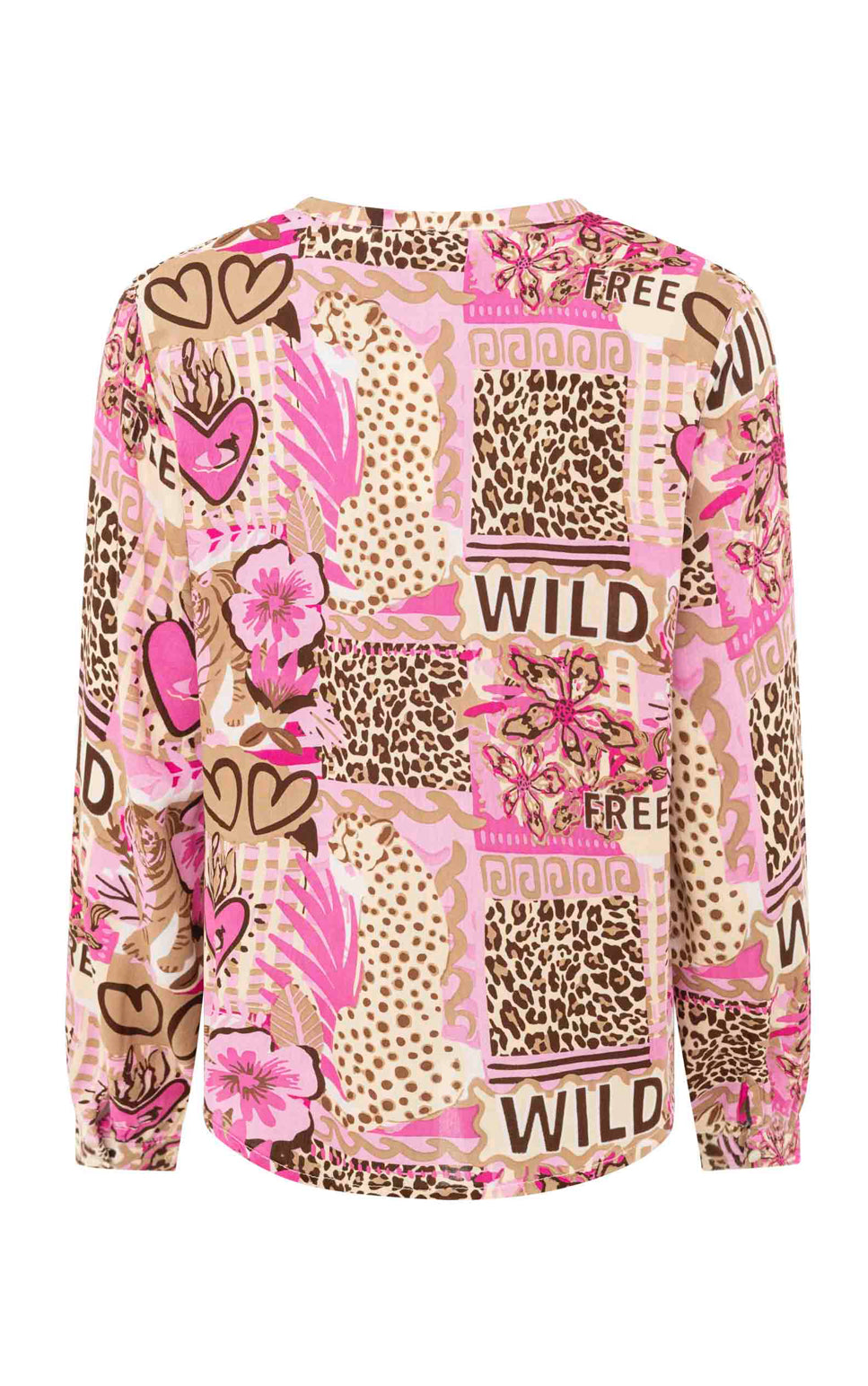 Zwillingsherz Bluse SAFARI PATCHWORK