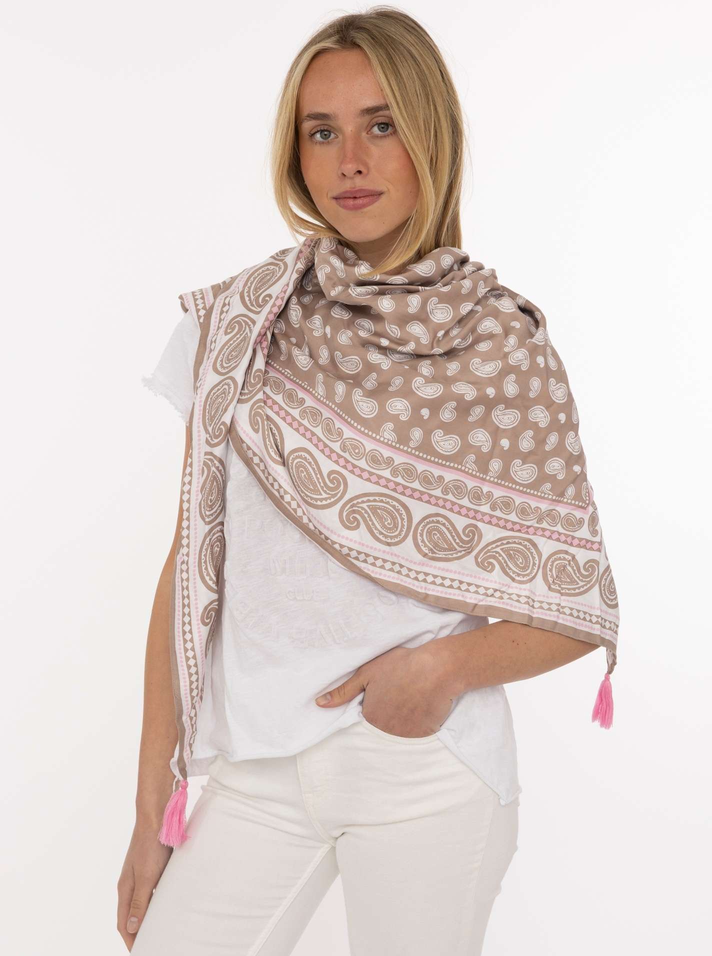 Zwillingsherz Dreieckstuch "Geometric Paisley"