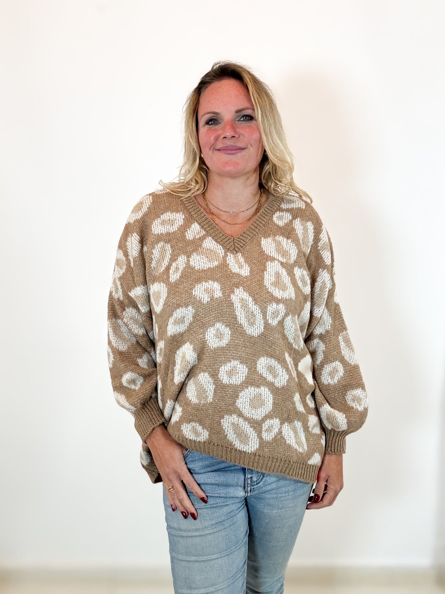Strickpulli Leomuster
