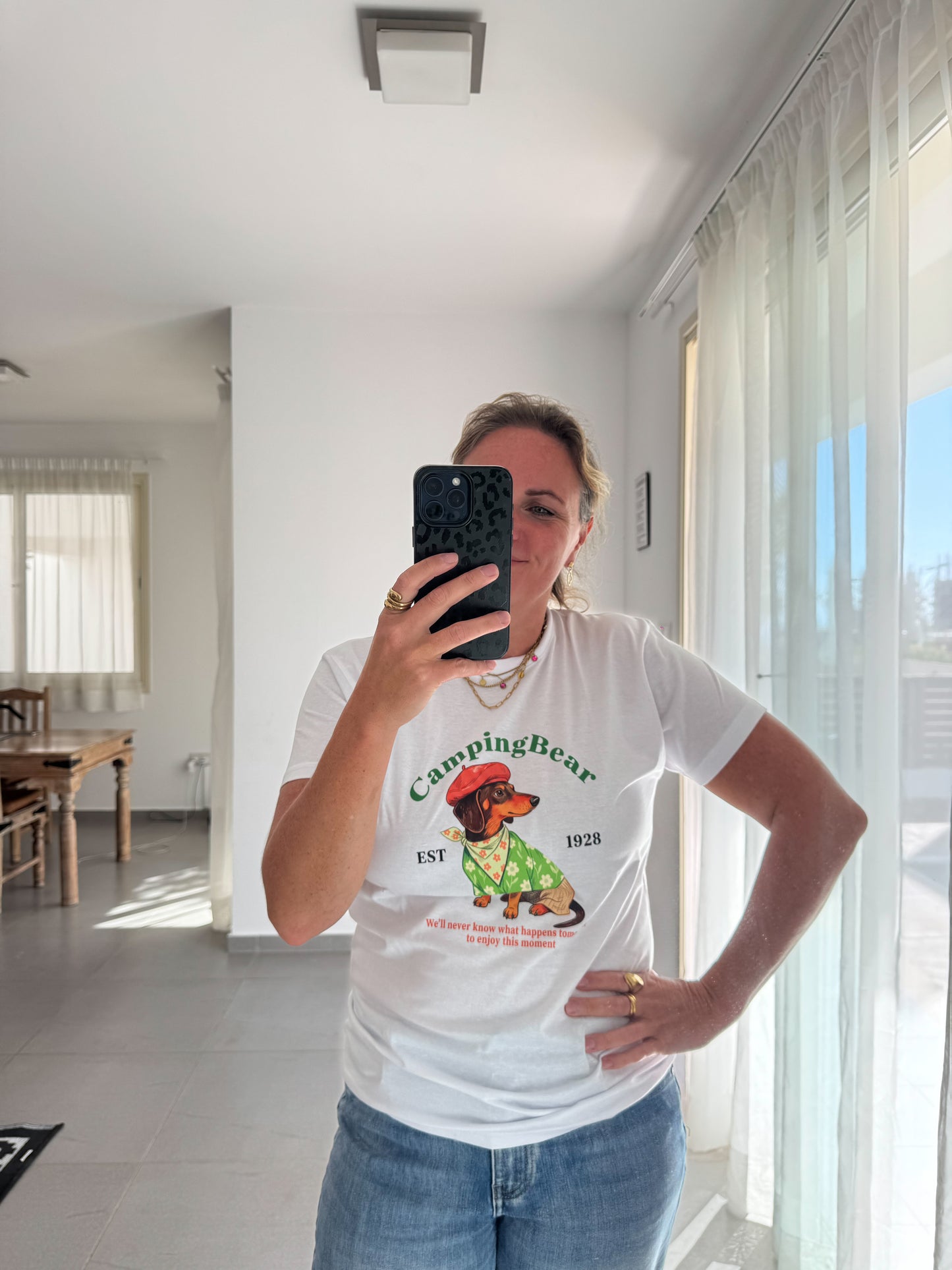 T-Shirt CAMPING BEAR - Dackel