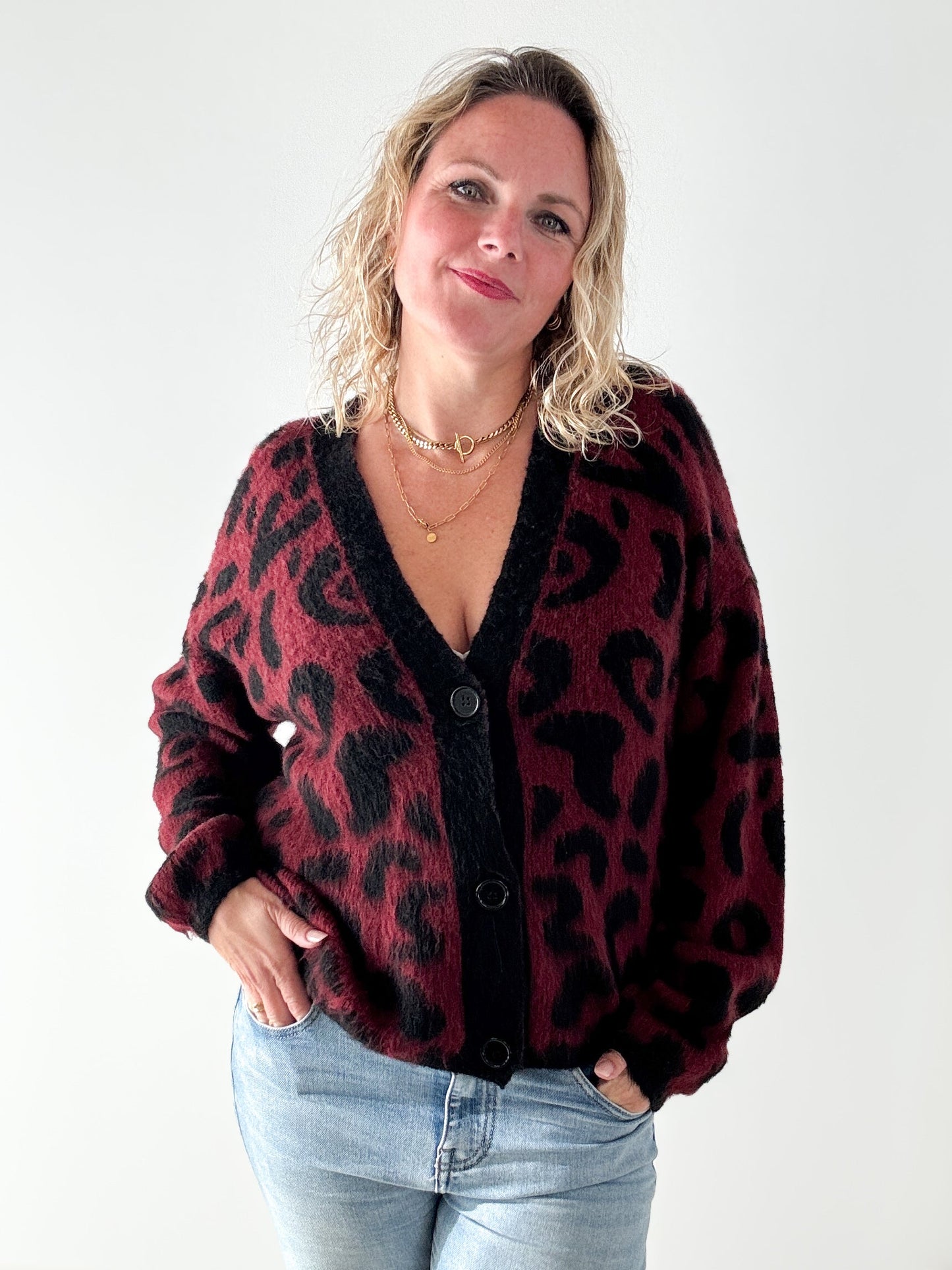 Strickjacke Leo, flauschig