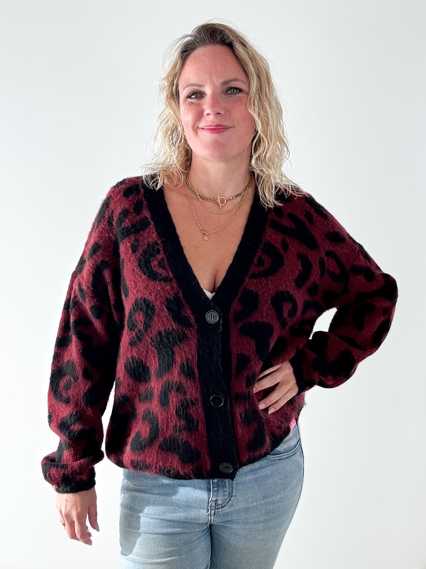 Strickjacke Leo, flauschig