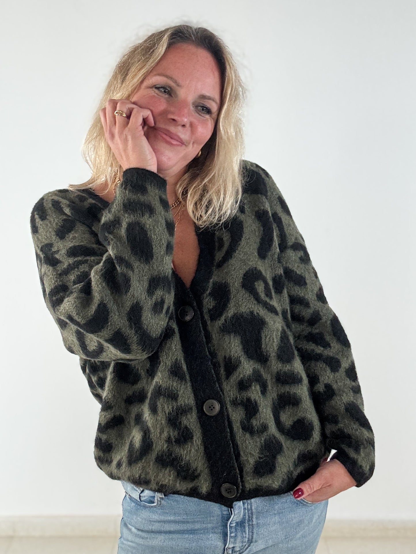 Strickjacke Leo, flauschig