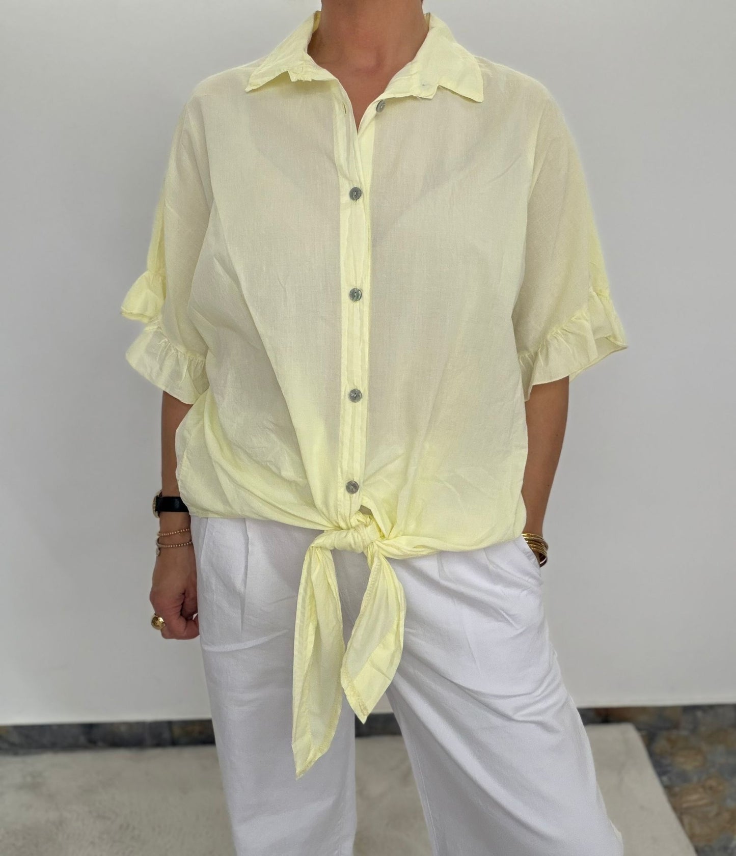 Easy Tie Bluse – zum Knoten