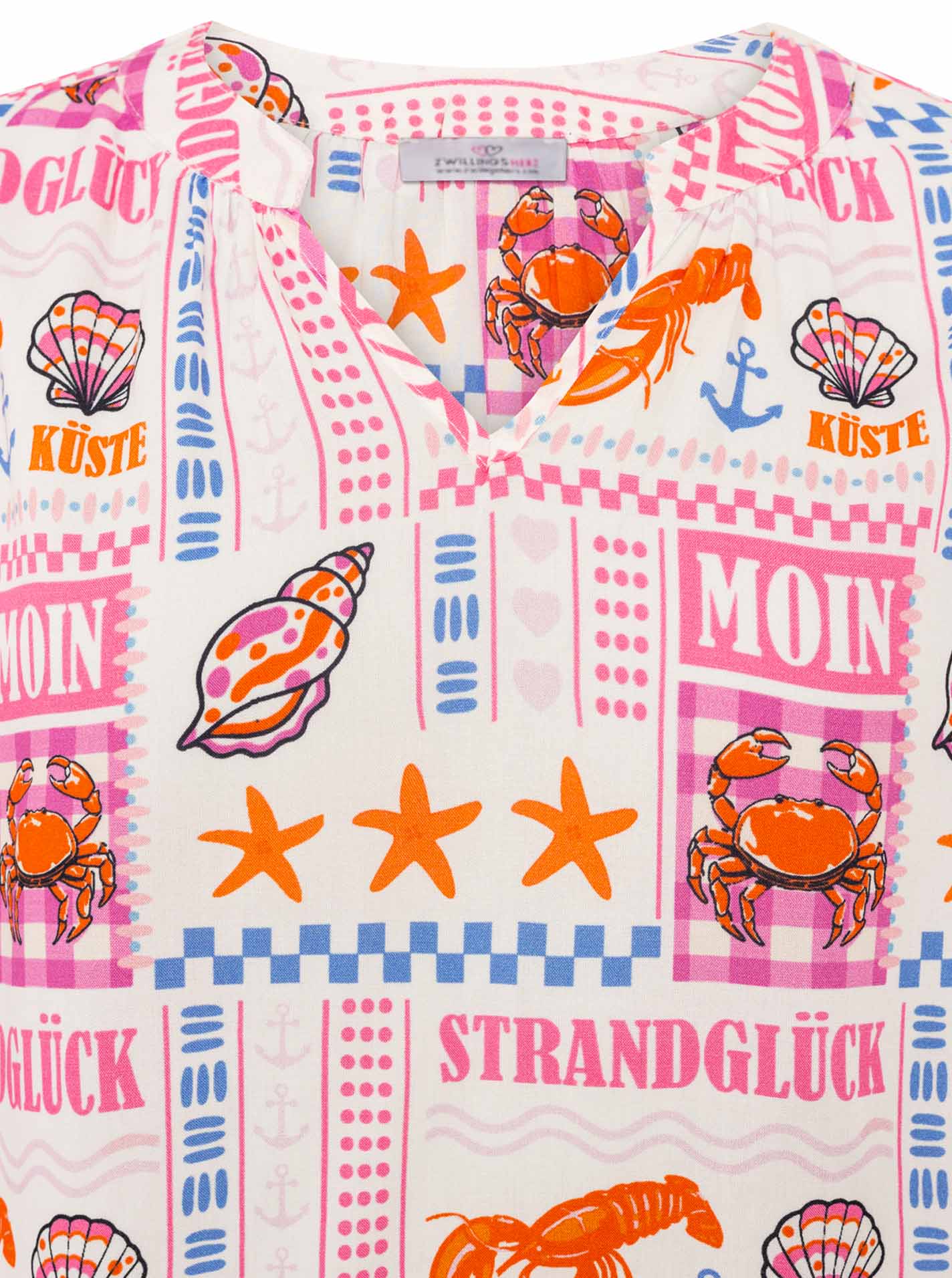 Zwillingsherz Bluse MOIN STRANDGLÜCK