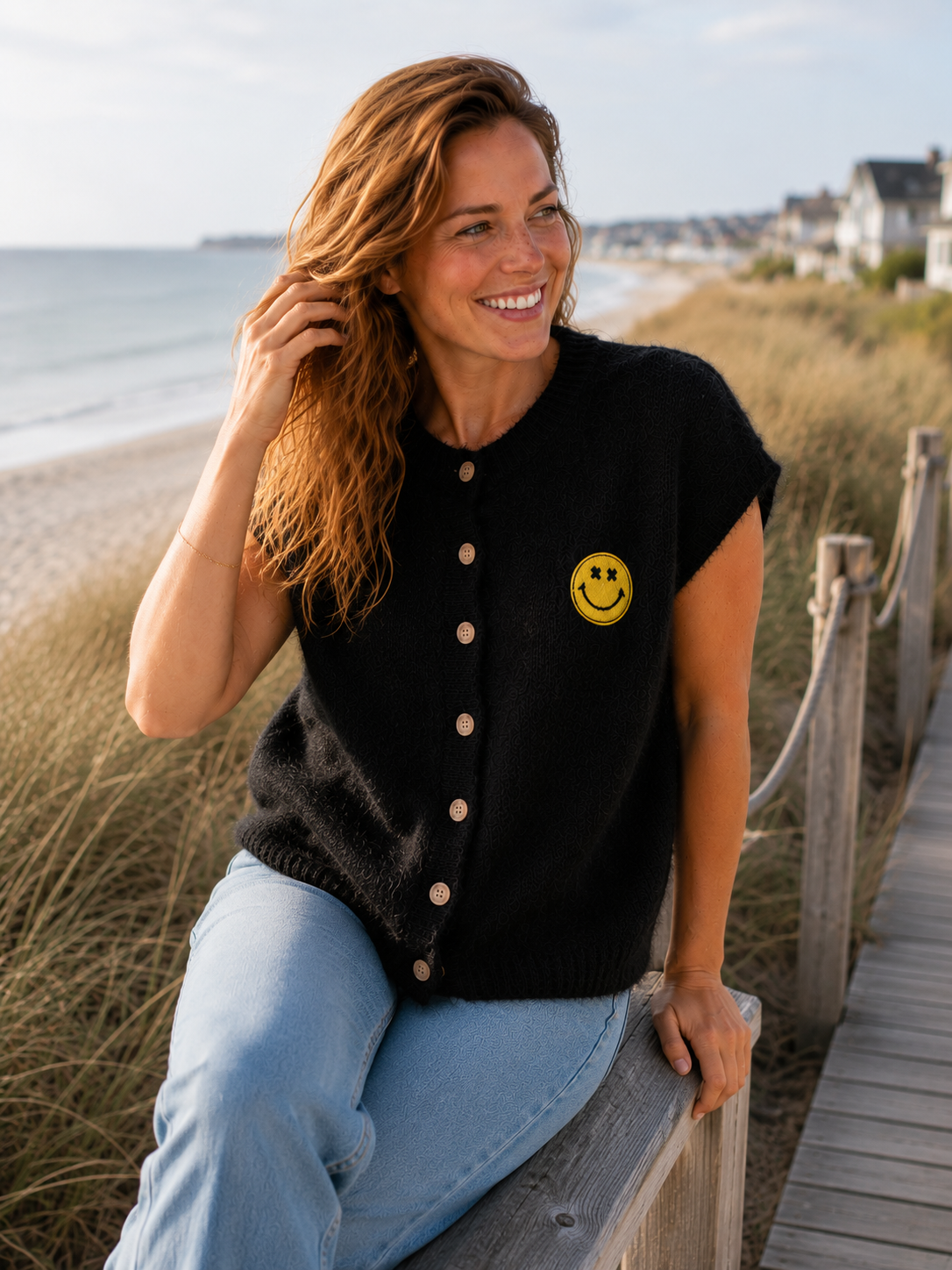 Strickweste SMILEY