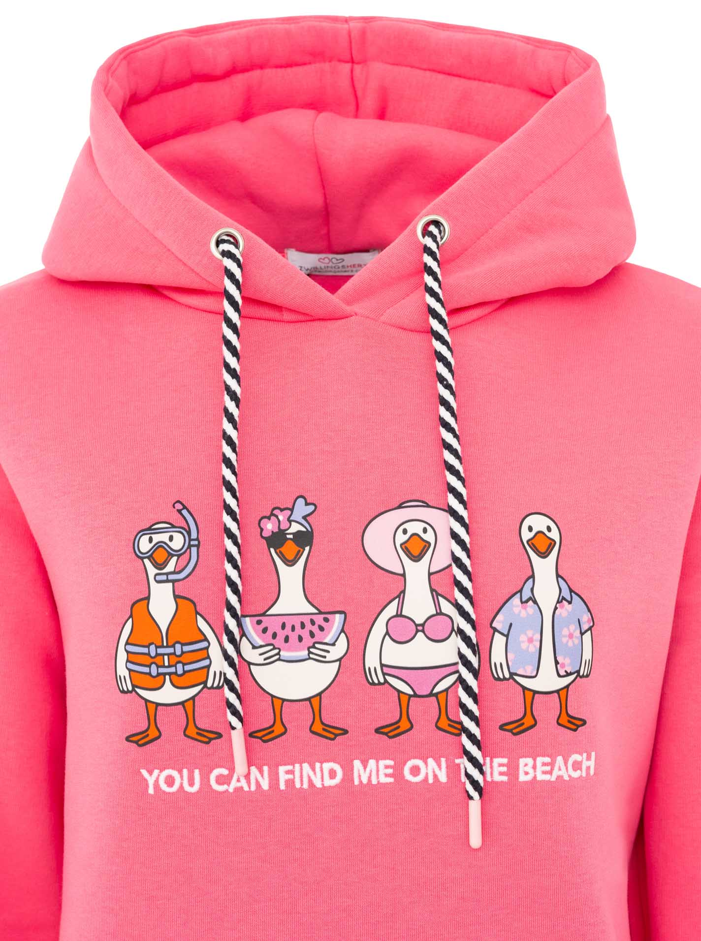 Zwillingsherz Hoodie "Summer Ducks"