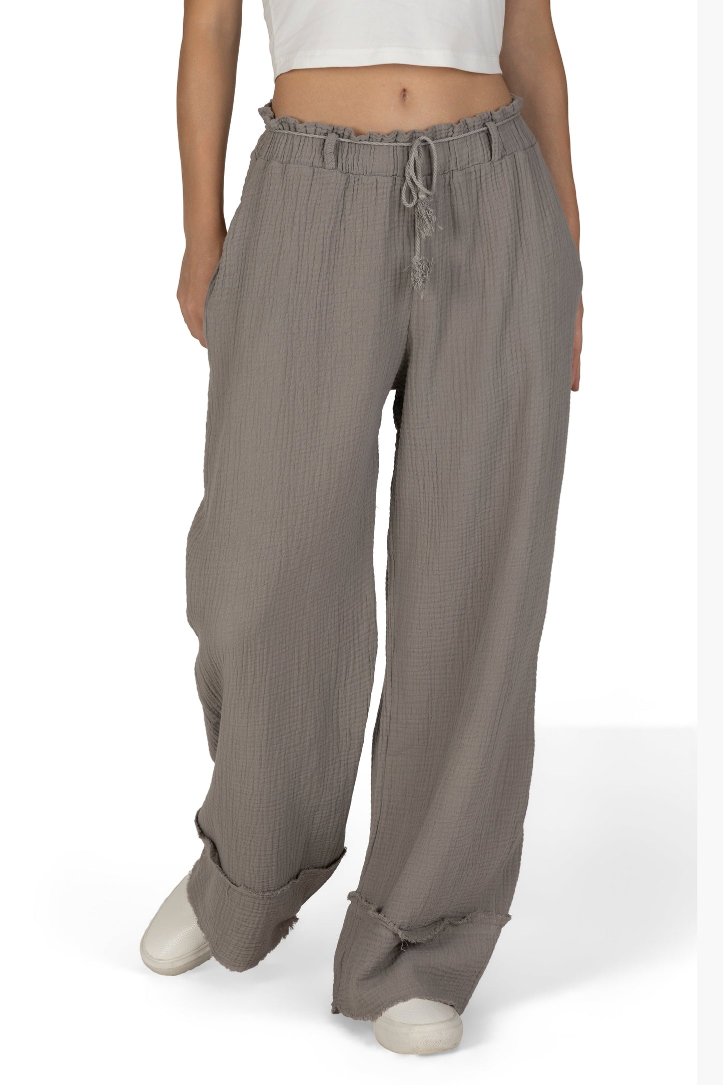 Lange Musselinhose