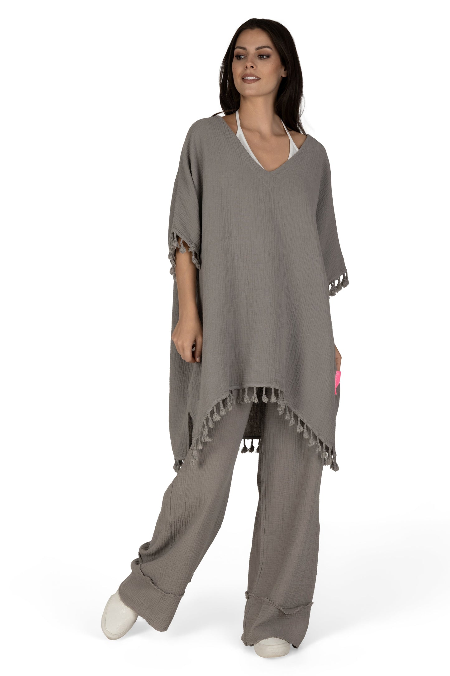 Lange Musselinhose