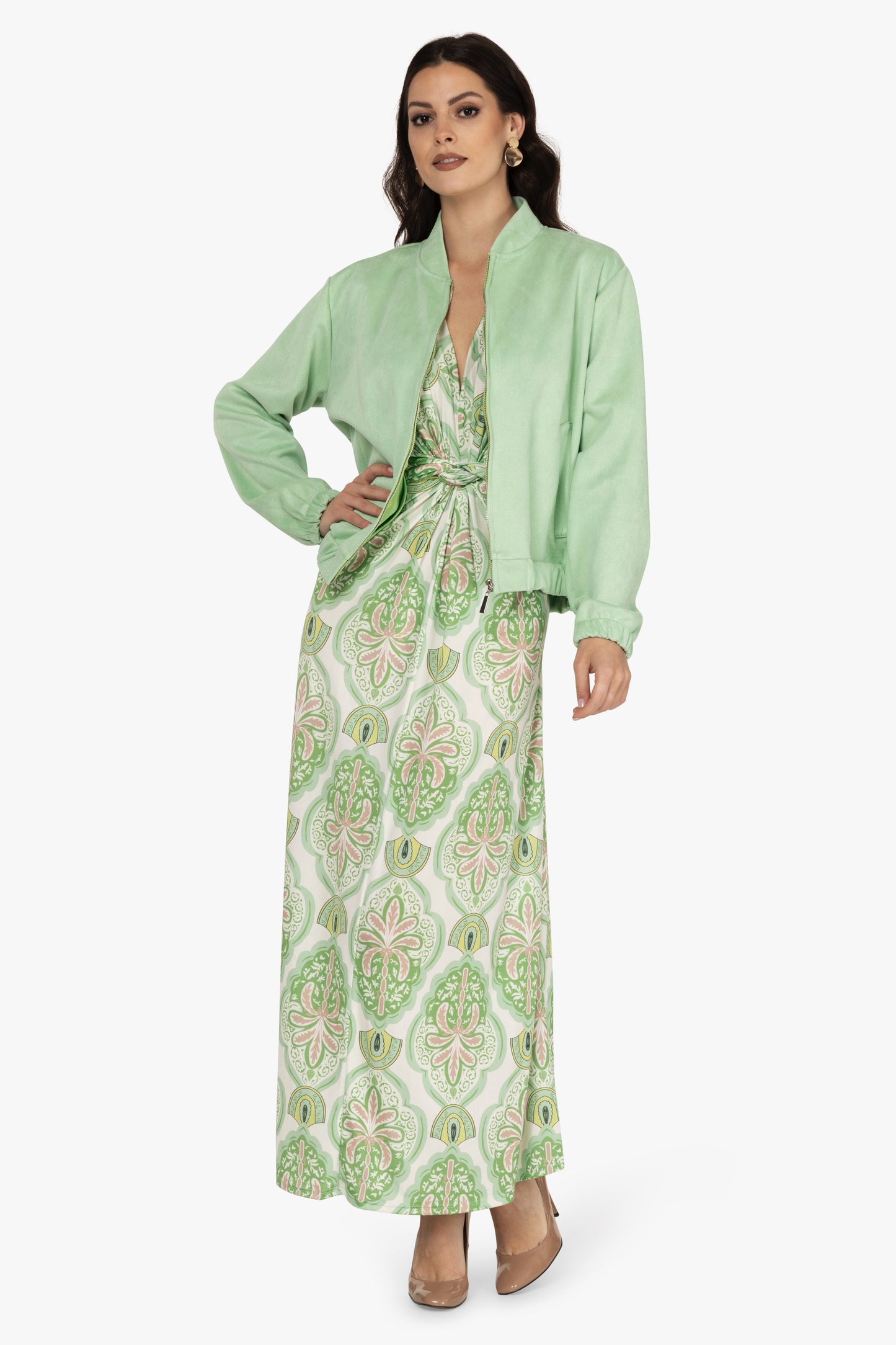 Kofferkleid ORNAMENTE, mit Ärmeln