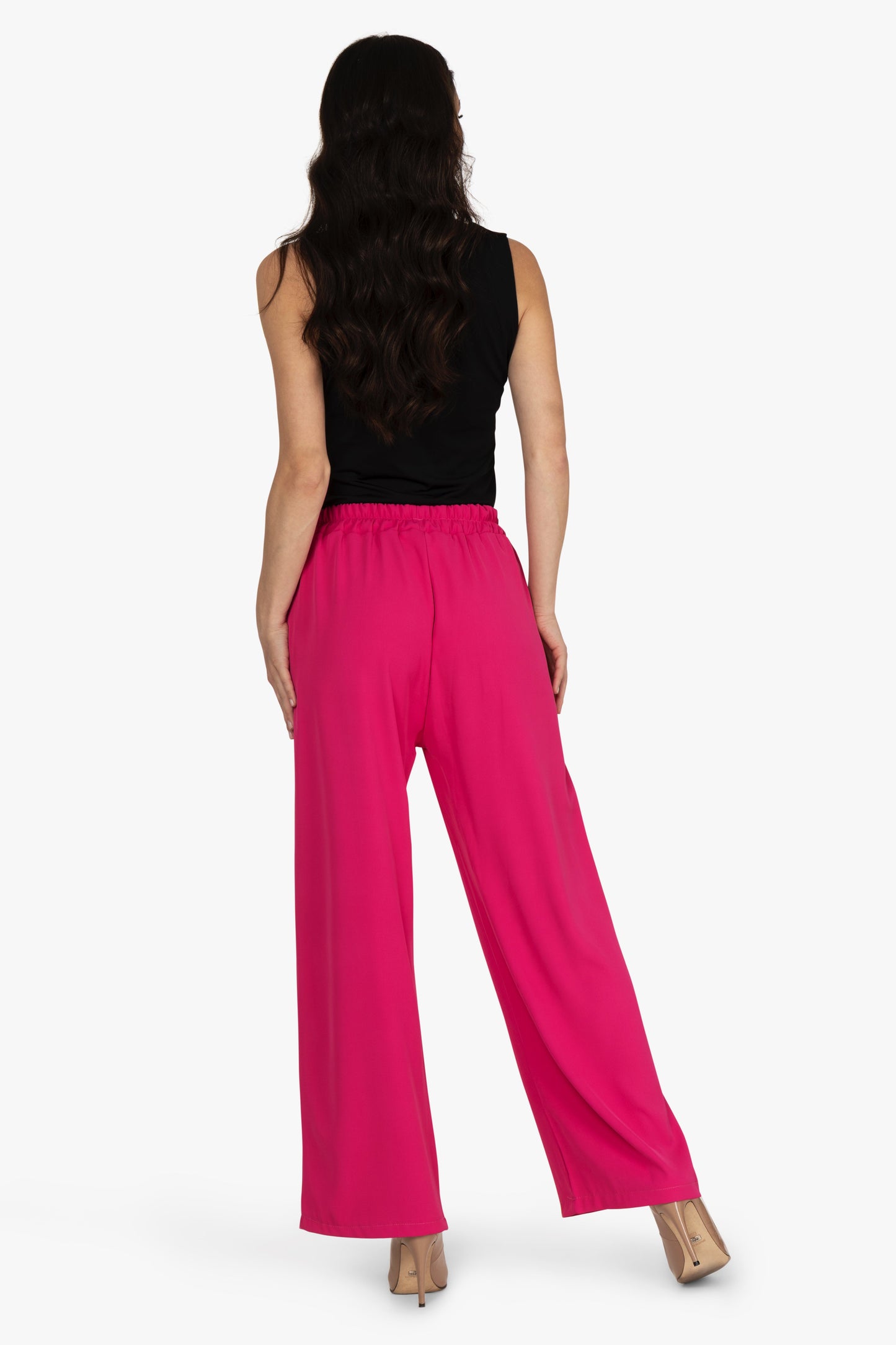 Schlupfhose mit weitem Bein