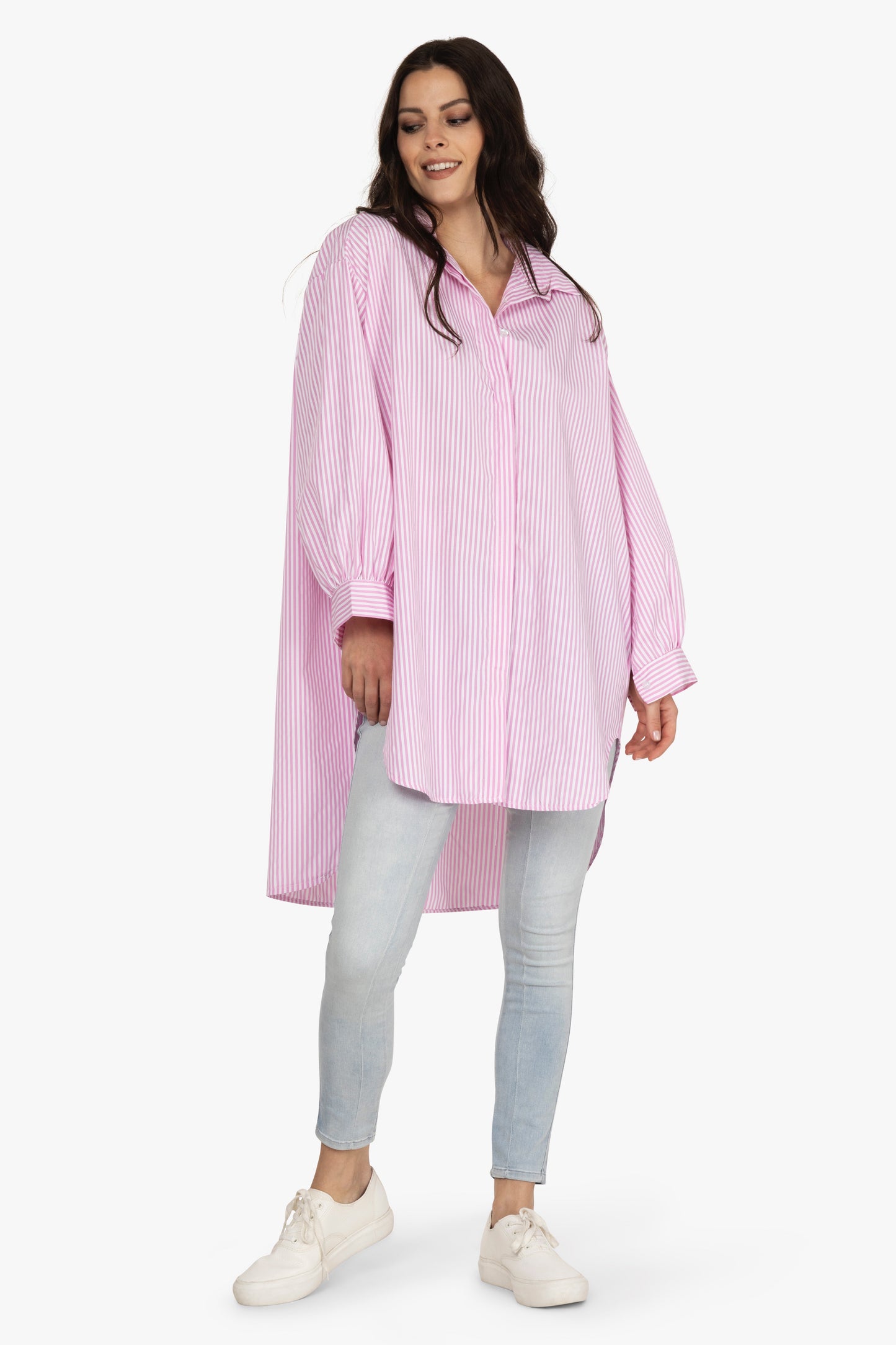 Oversize Bluse STREIFEN