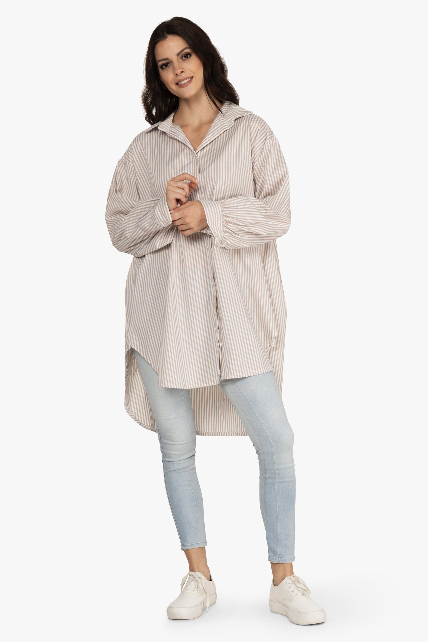Oversize Bluse STREIFEN