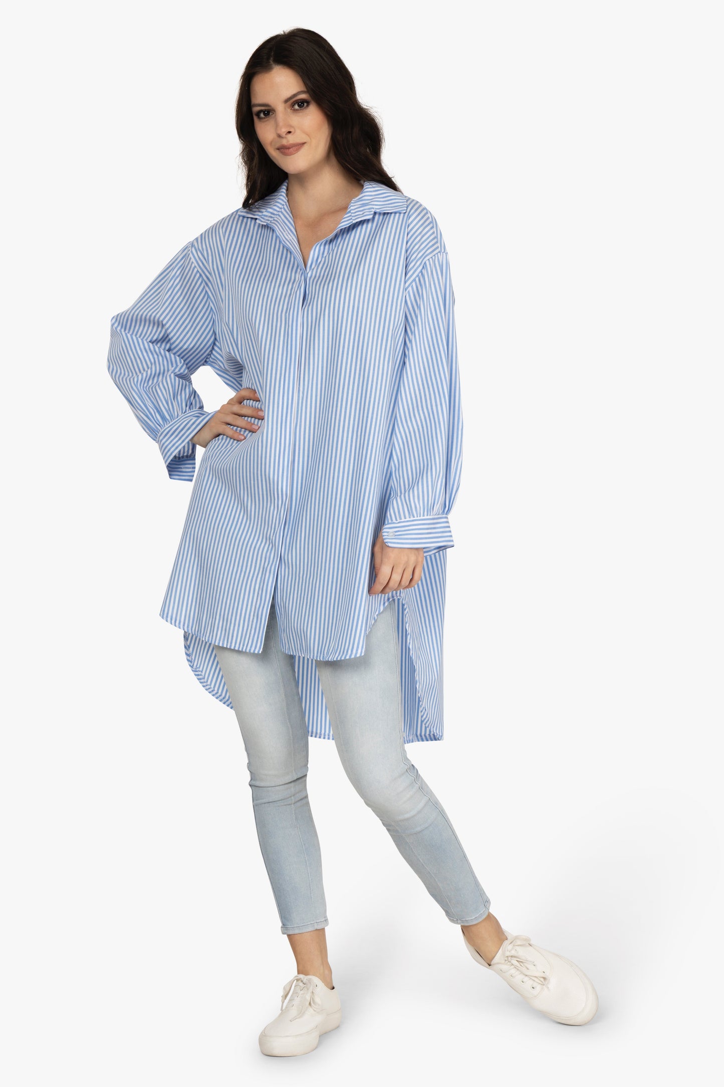 Oversize Bluse STREIFEN
