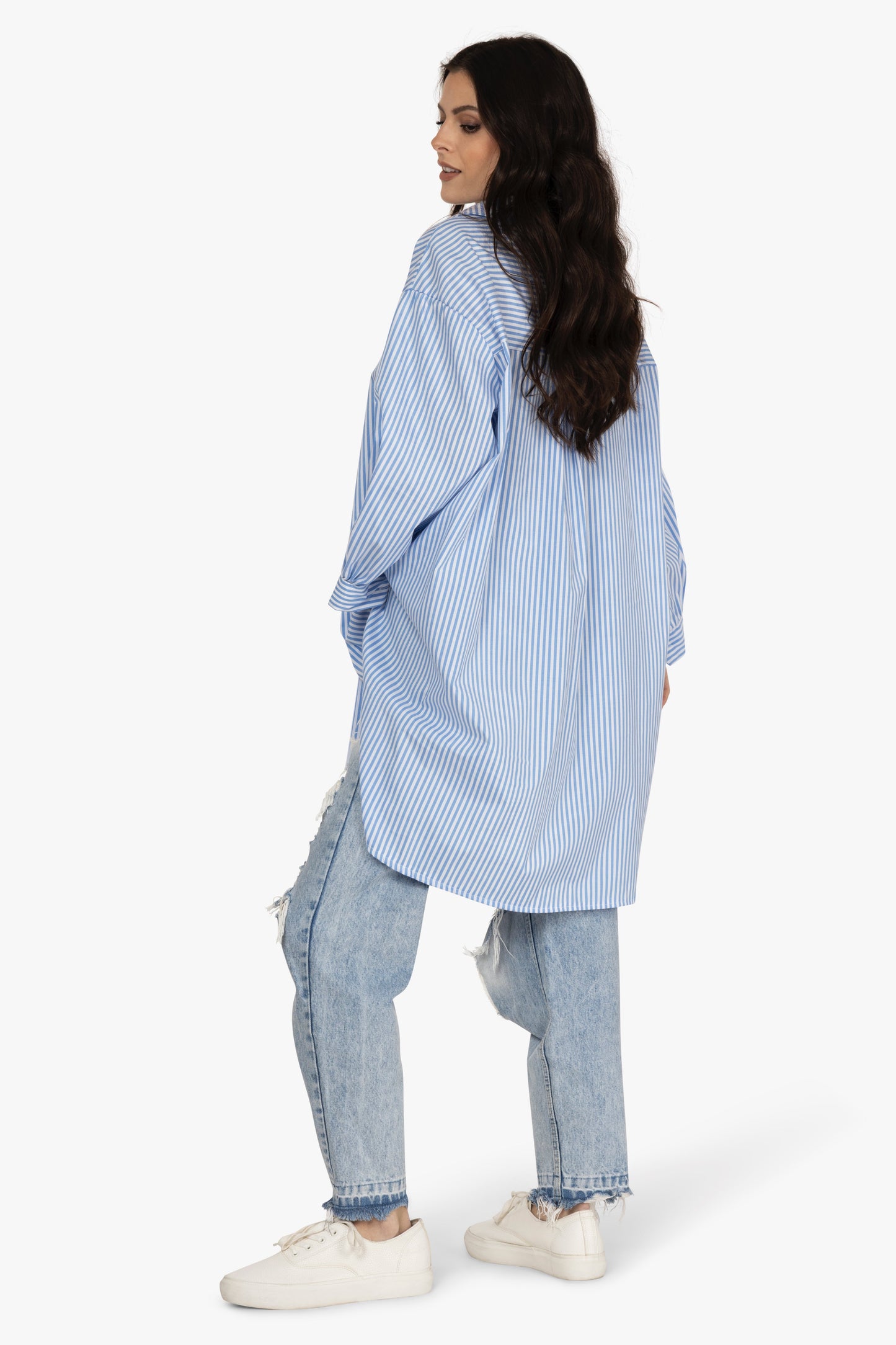 Oversize Bluse STREIFEN