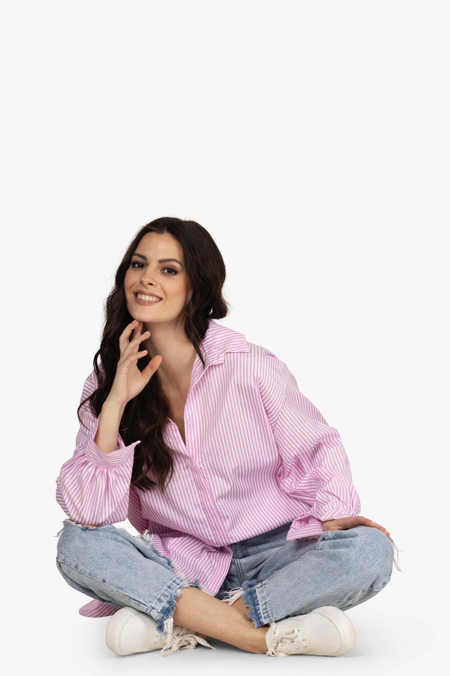 Oversize Bluse STREIFEN