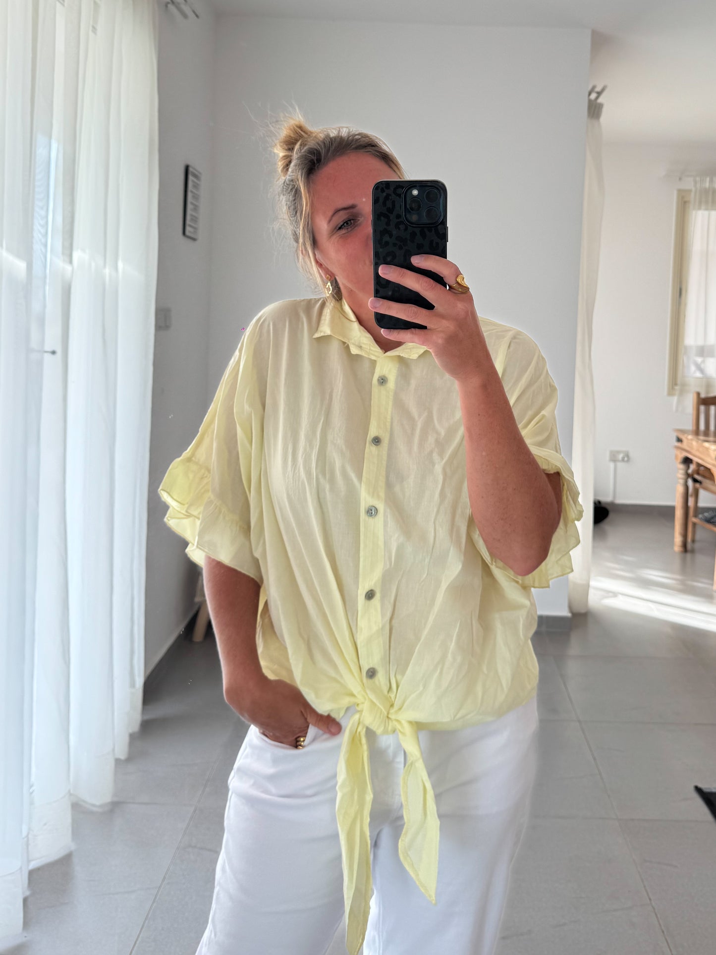 Easy Tie Bluse – zum Knoten