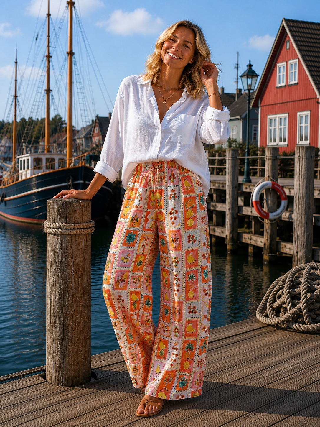 Sommerhose LOBSTER & LEMON