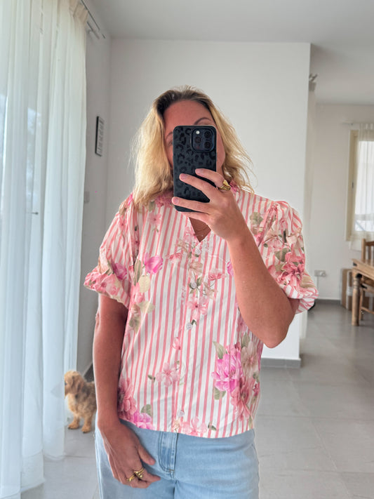 Bluse ROSEN, kurzarm