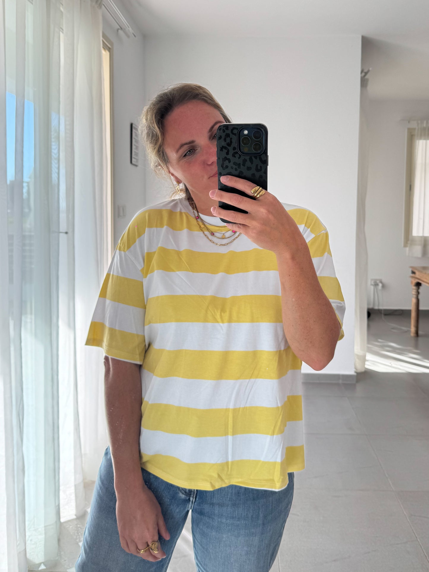 Oversize T-Shirt mit BLOCKSTREIFEN