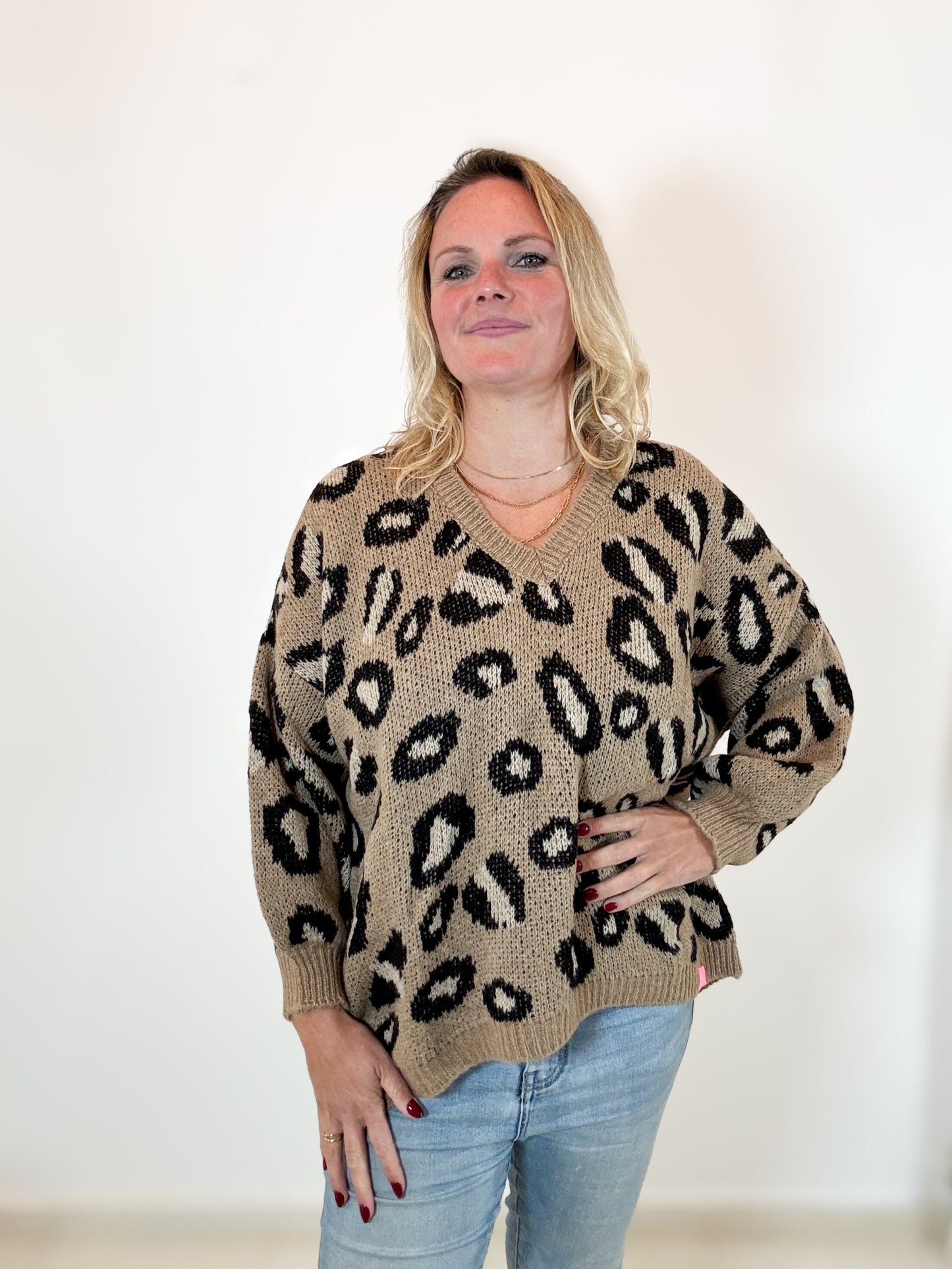 Strickpulli Leomuster