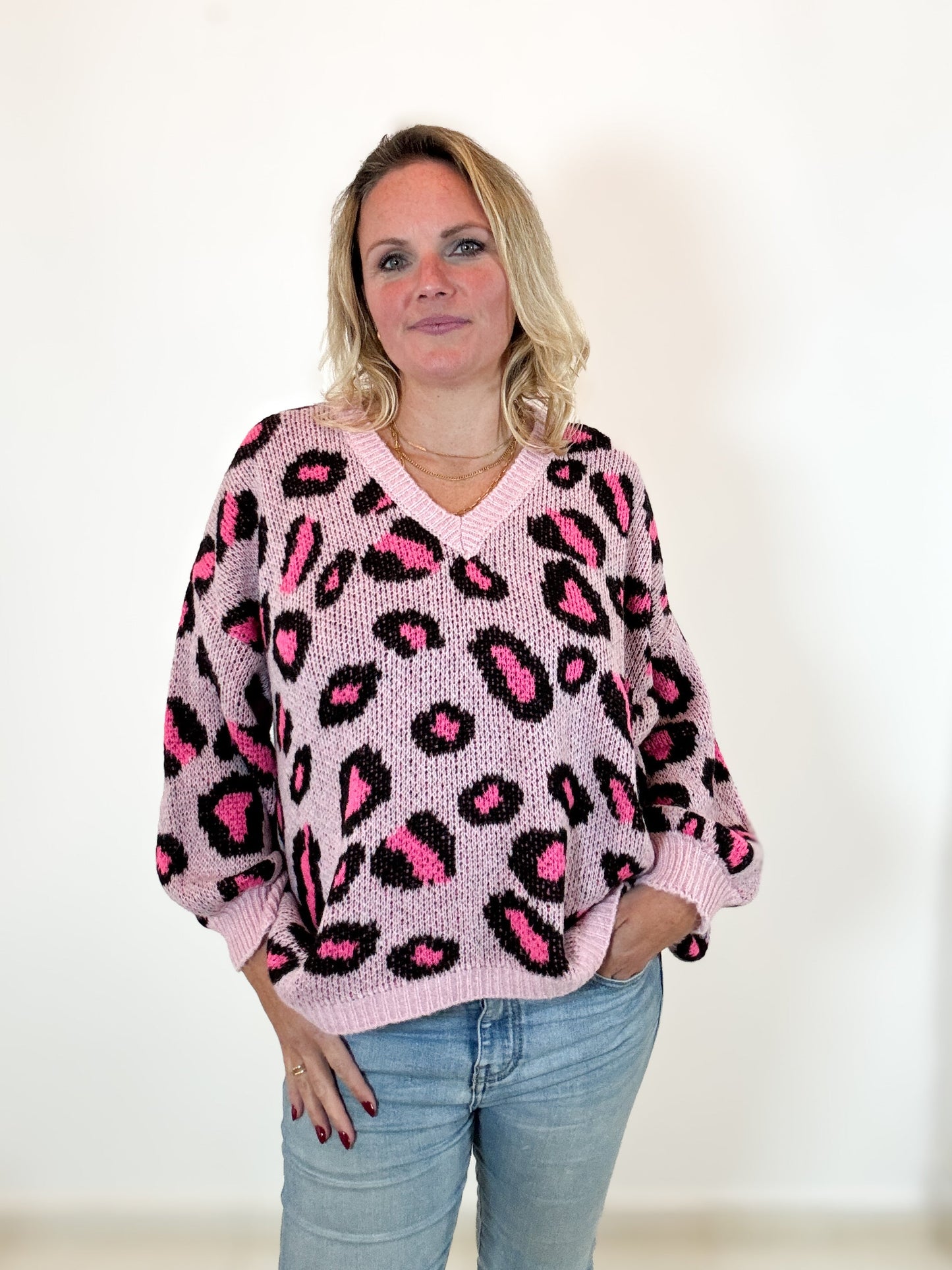 Strickpulli Leomuster