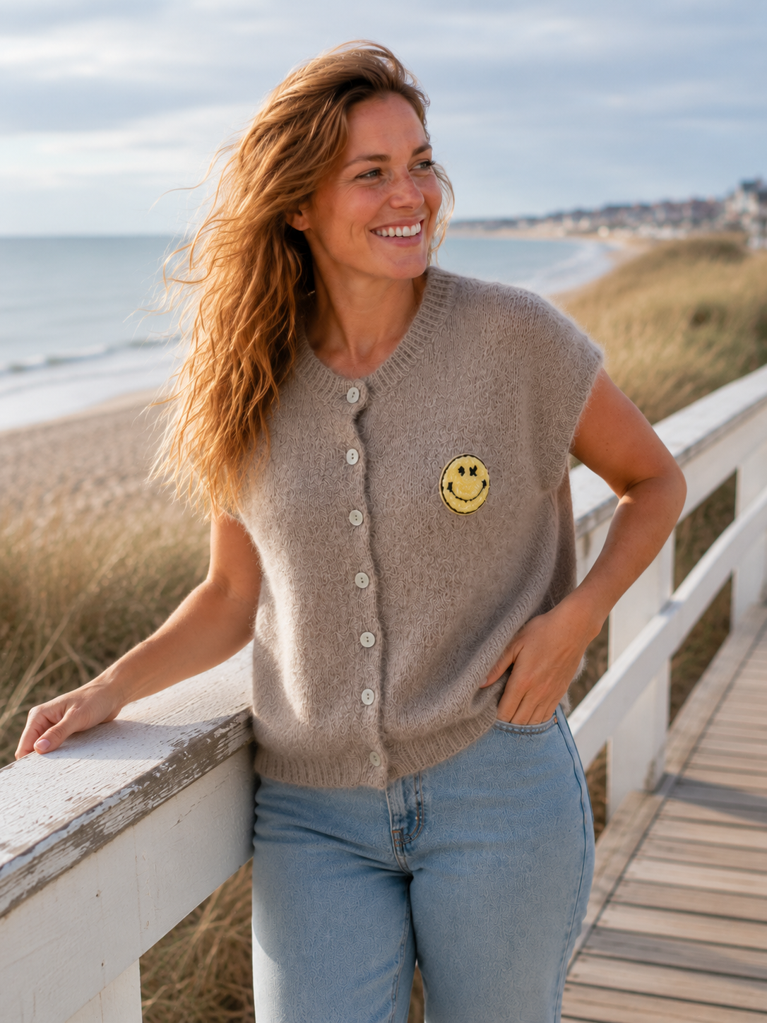 Strickweste SMILEY