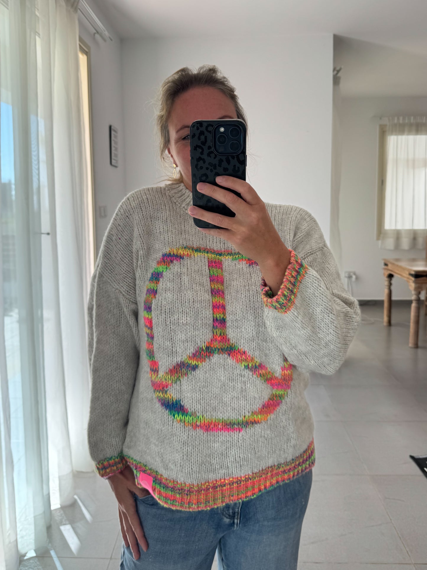 Strickpulli PEACE