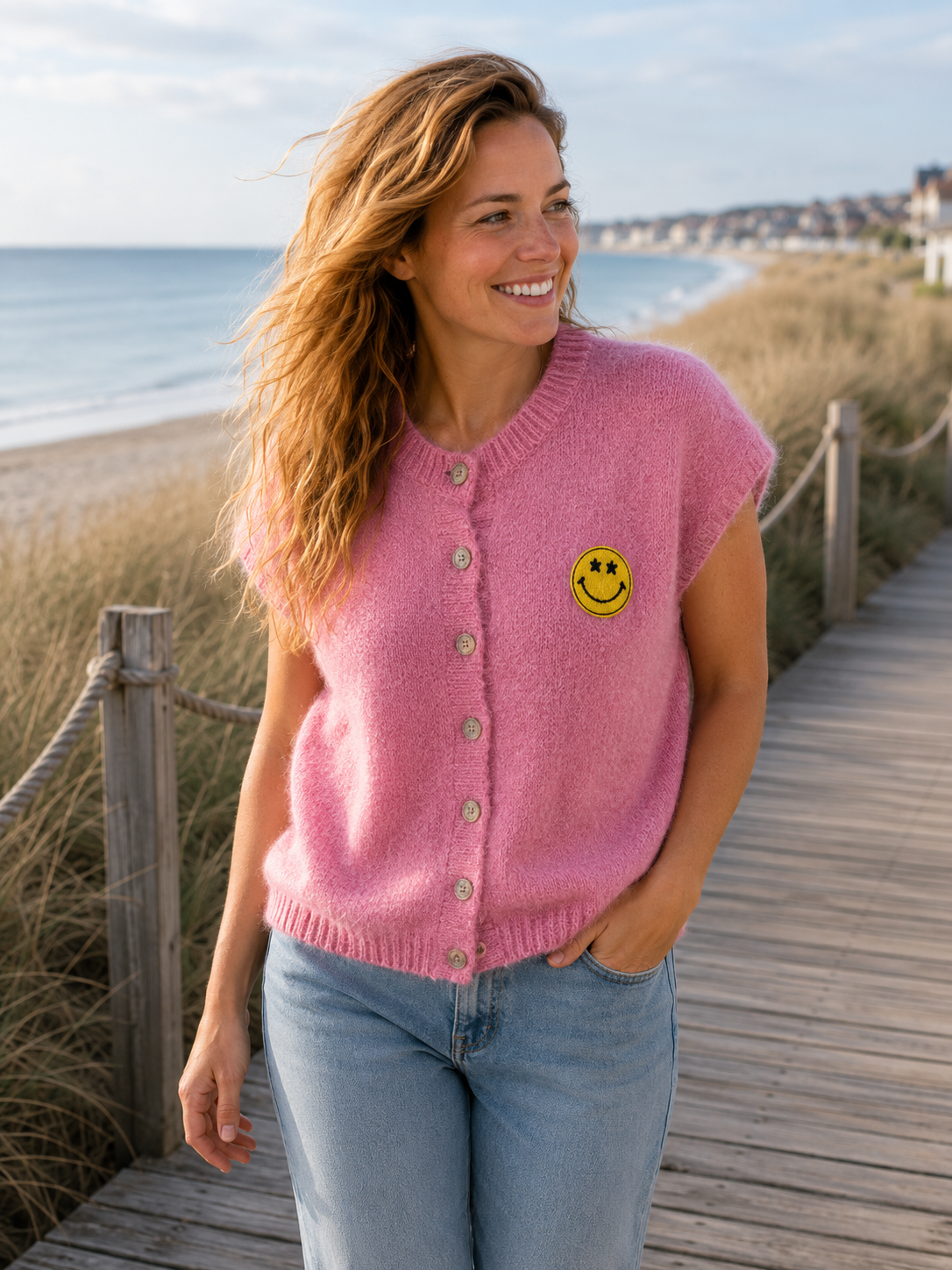 Strickweste SMILEY