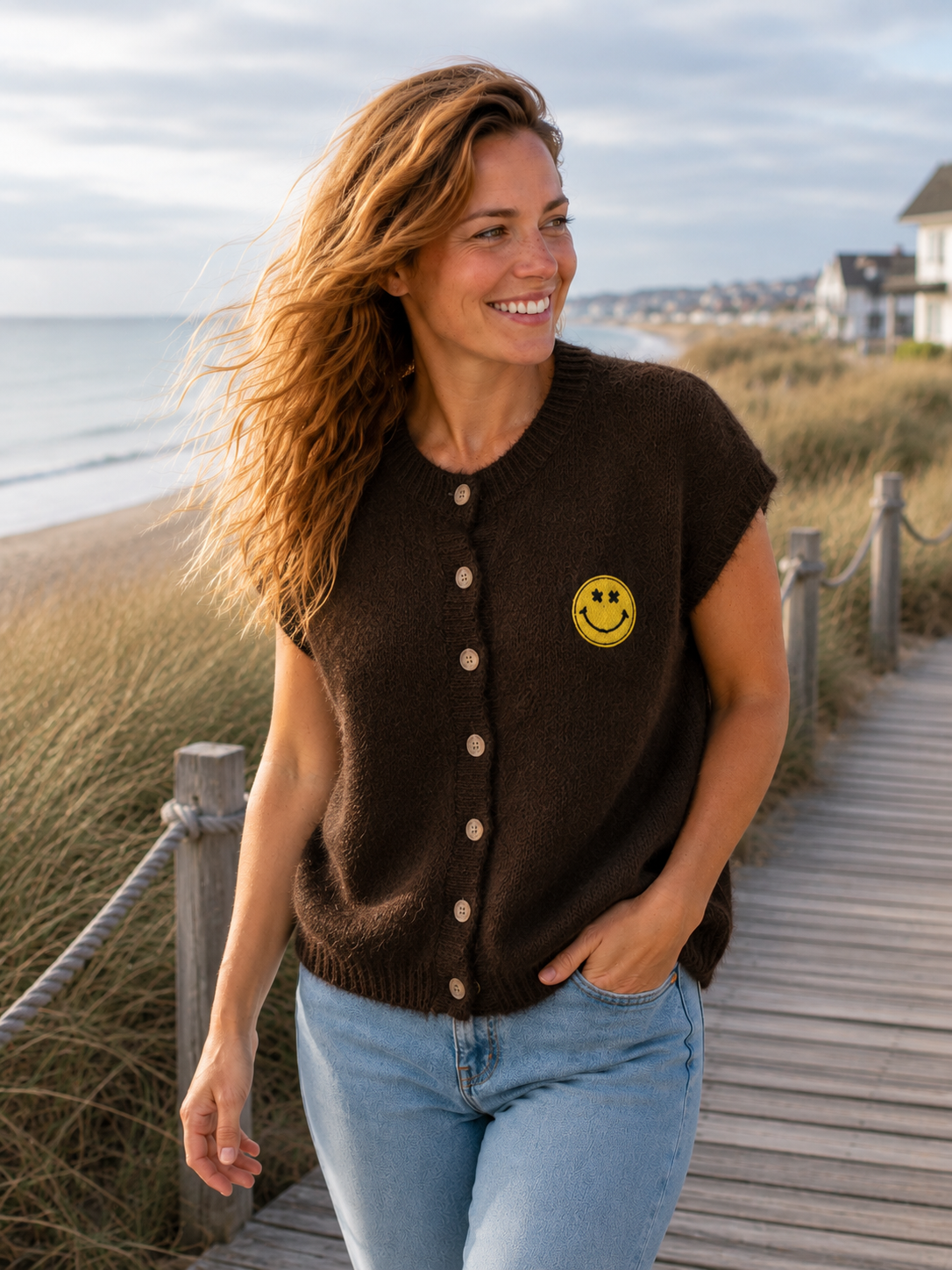 Strickweste SMILEY