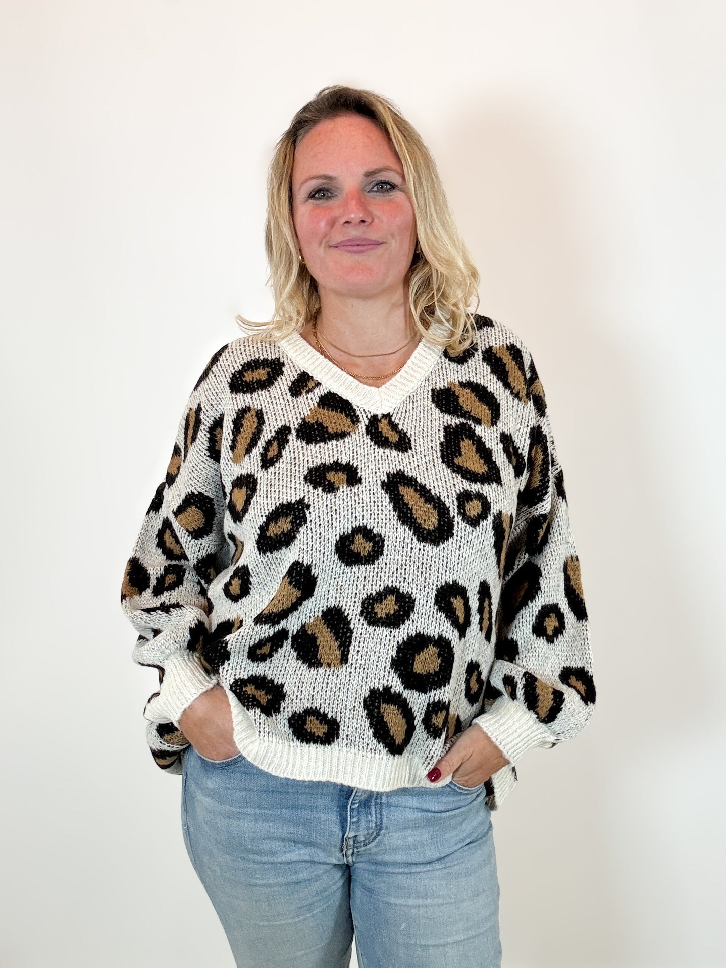 Strickpulli Leomuster