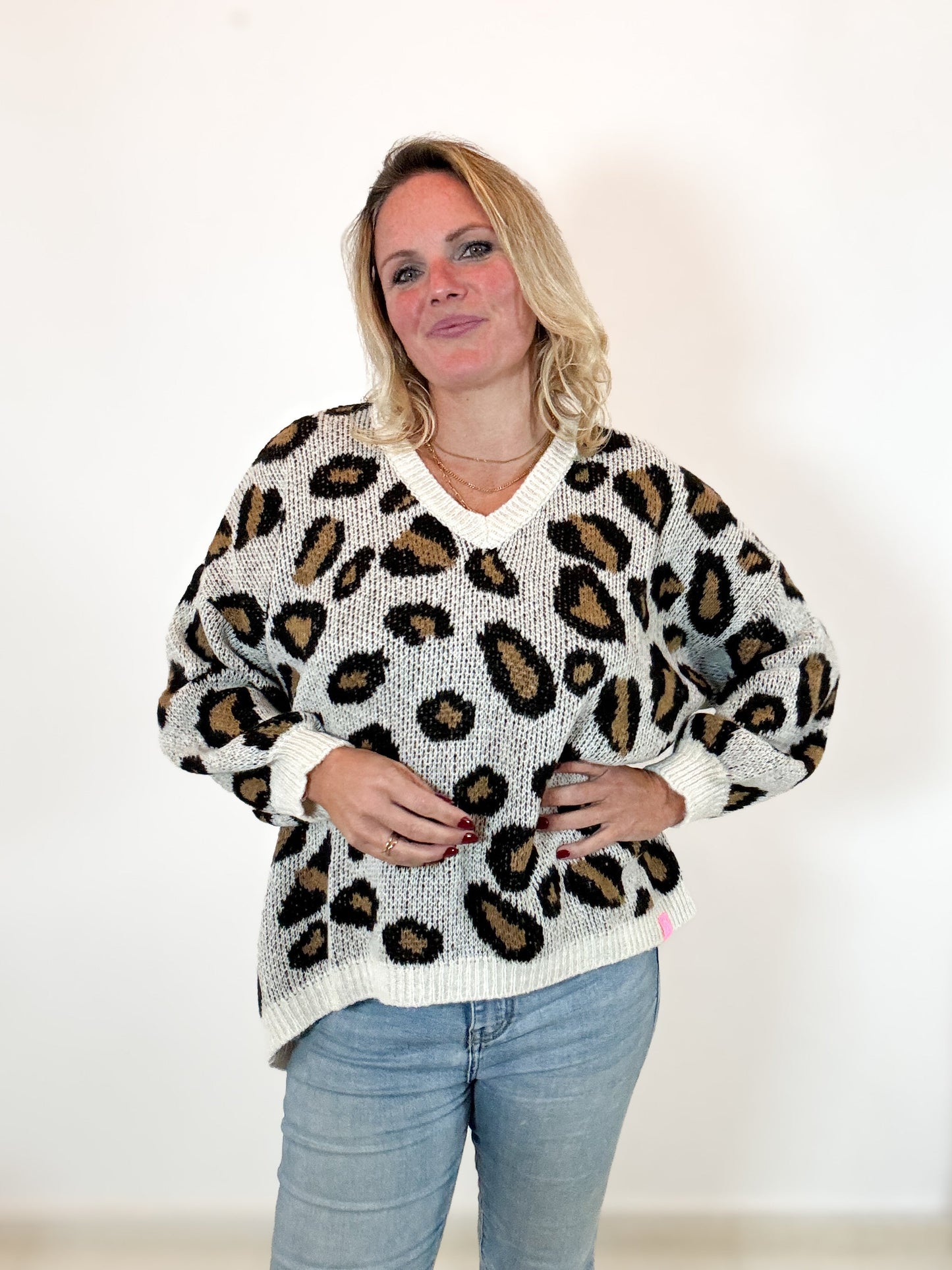 Strickpulli Leomuster