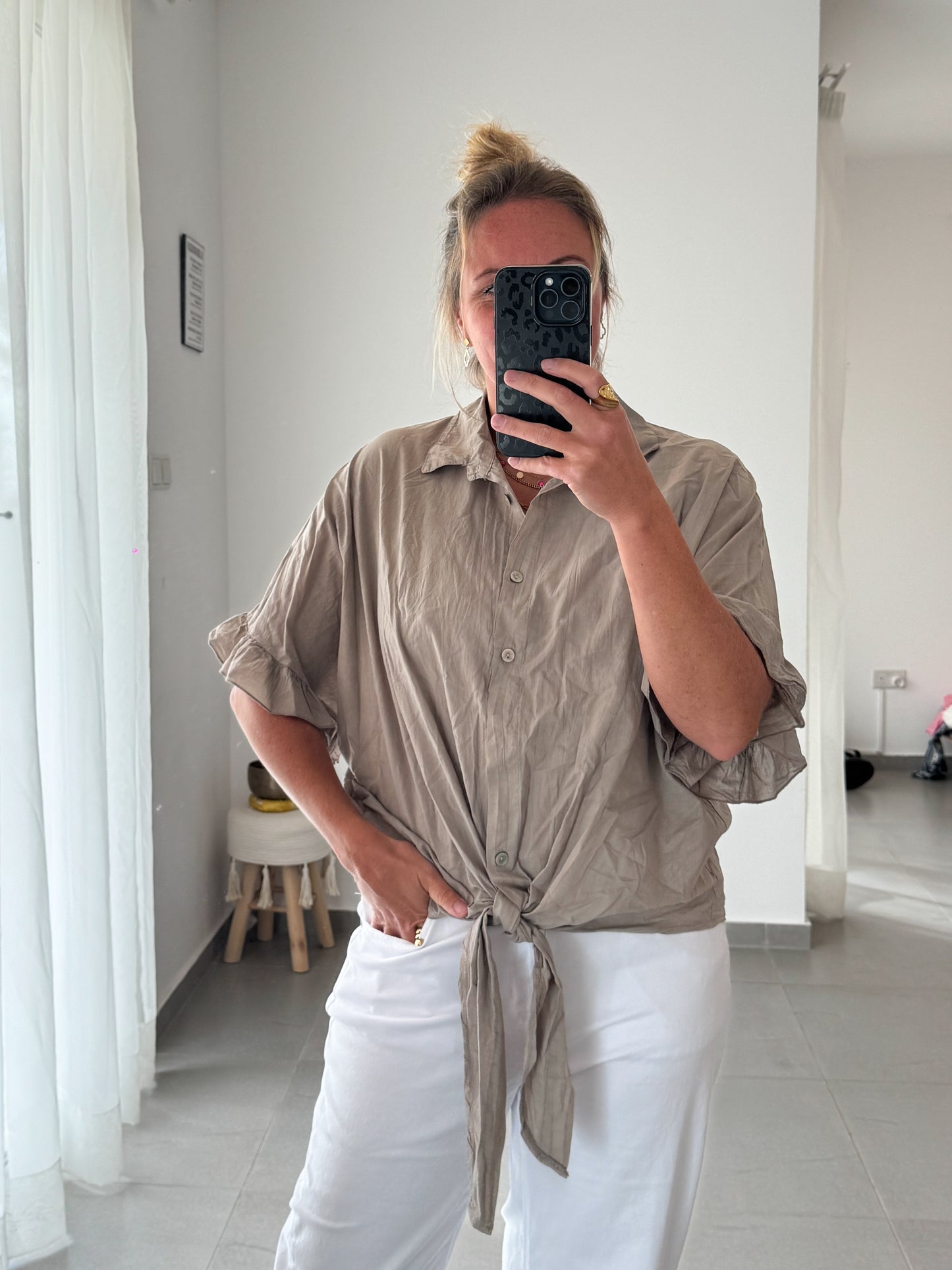 Easy Tie Bluse – zum Knoten