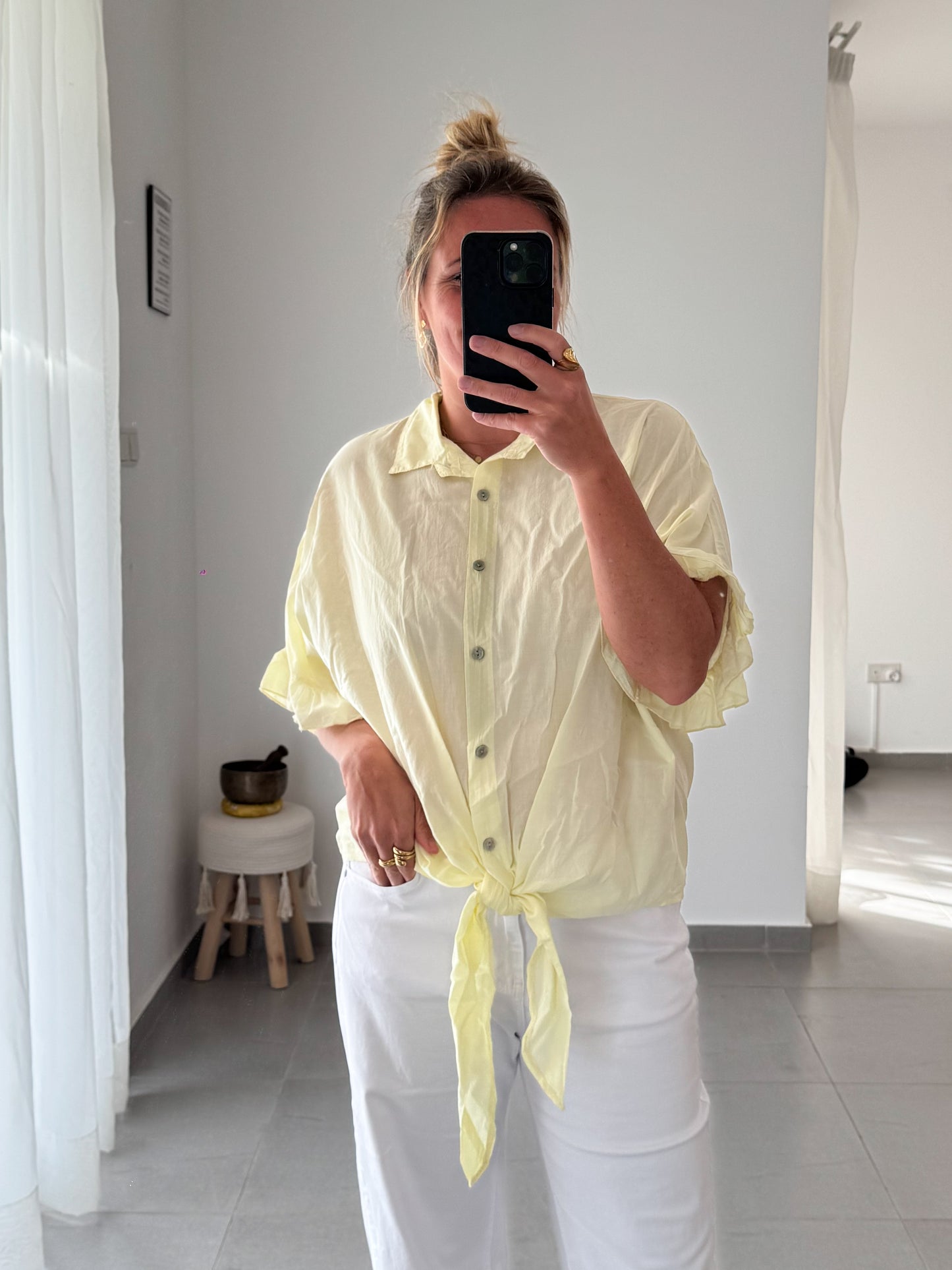 Easy Tie Bluse – zum Knoten