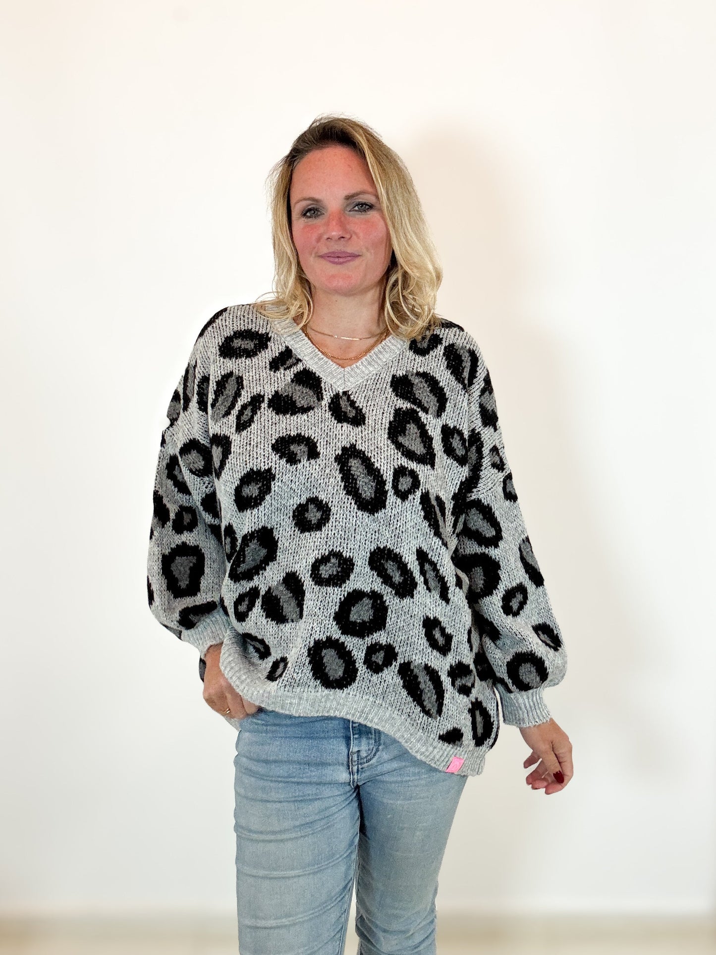 Strickpulli Leomuster