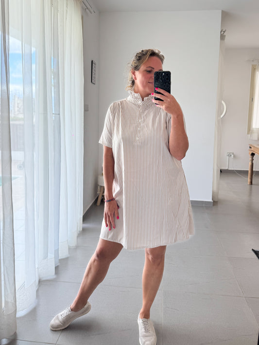 Blusenkleid gestreift