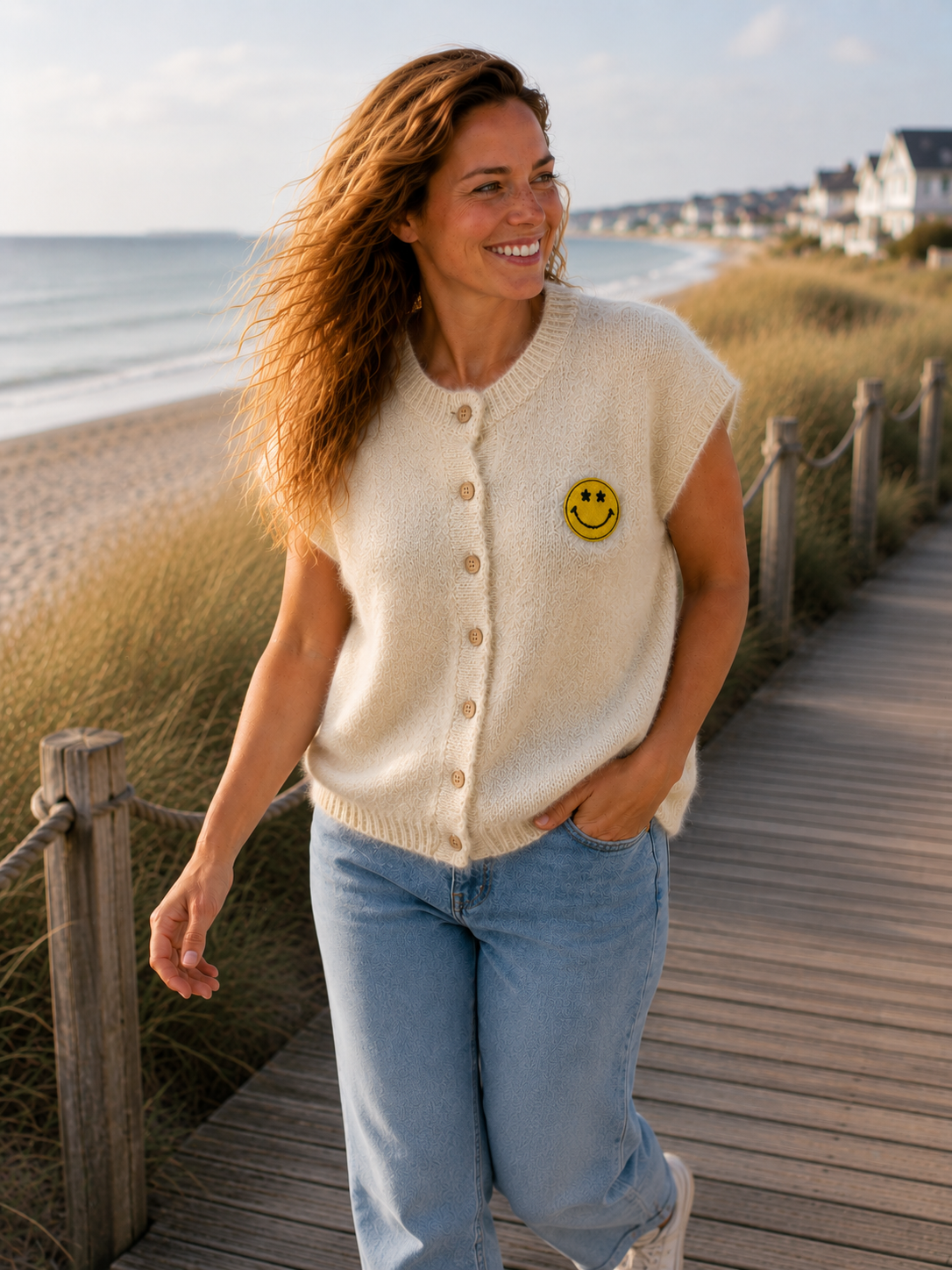Strickweste SMILEY