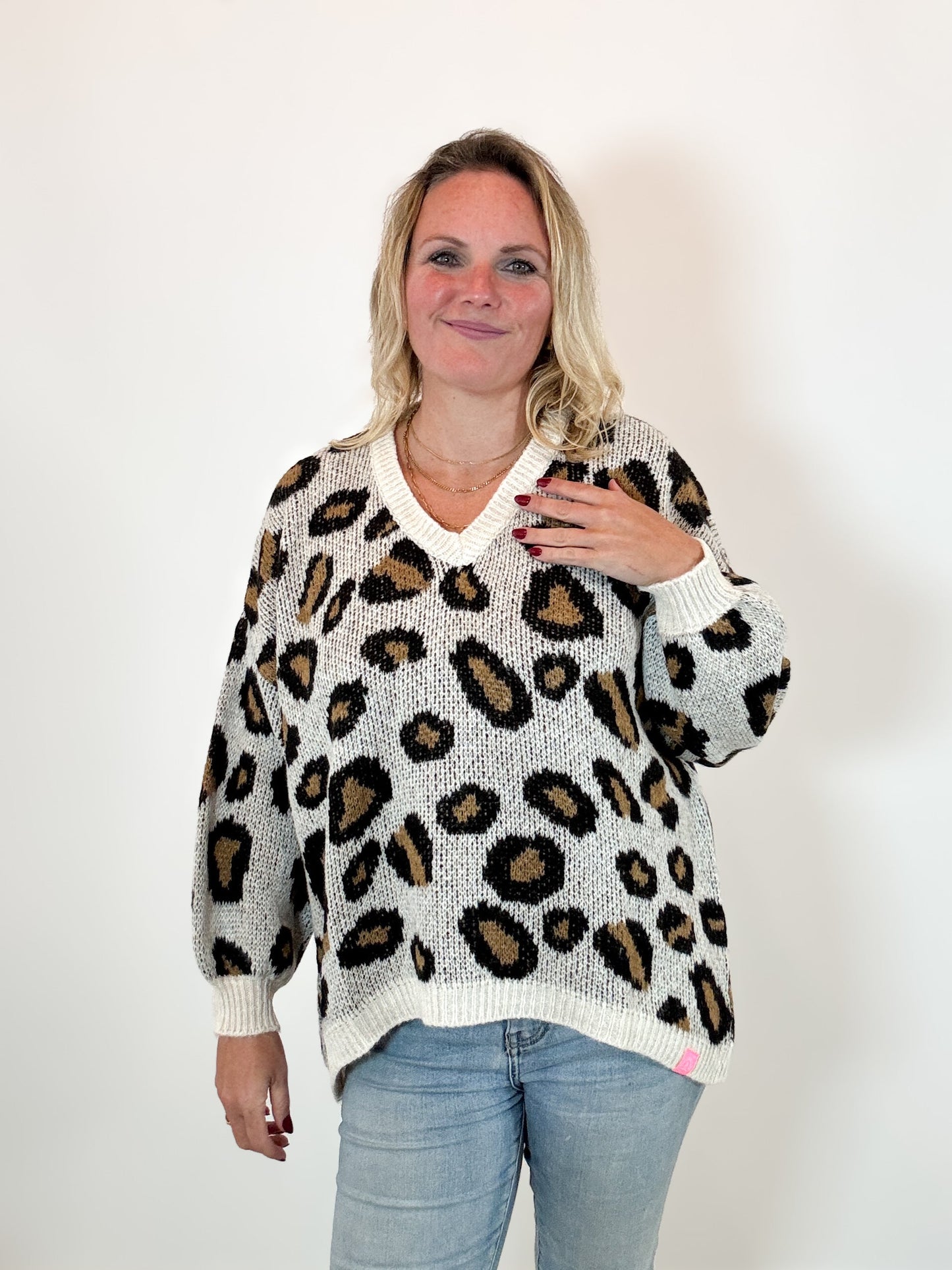 Strickpulli Leomuster