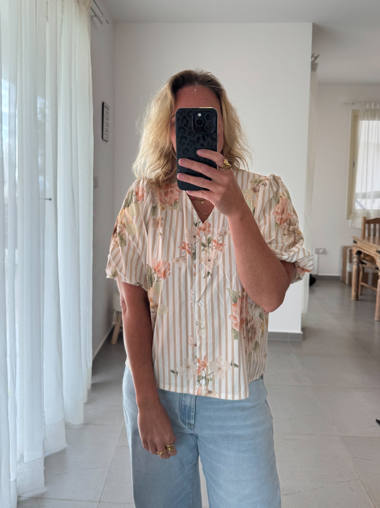 Bluse ROSEN, kurzarm